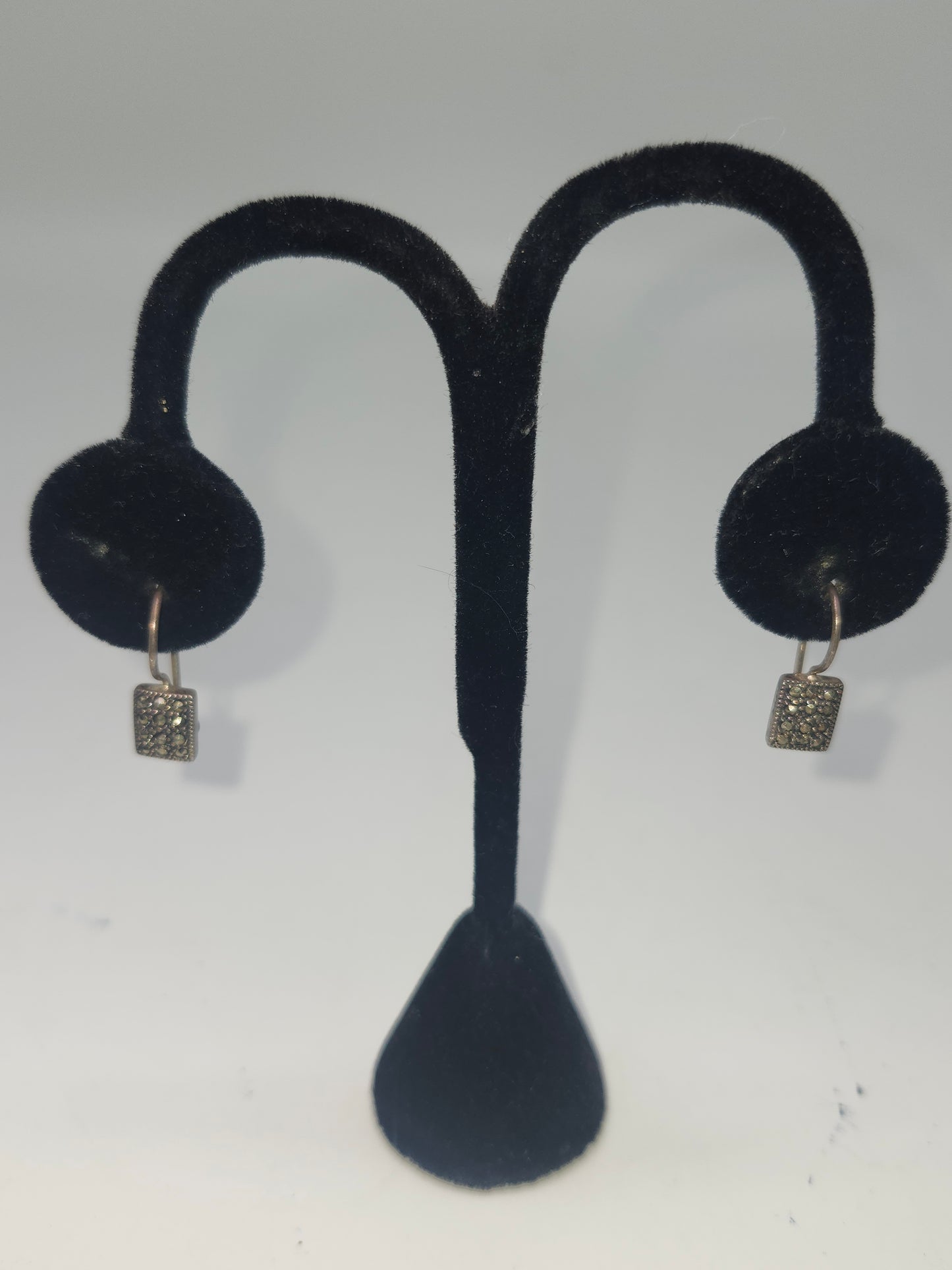 925 Sterling & Marcasite Earrings