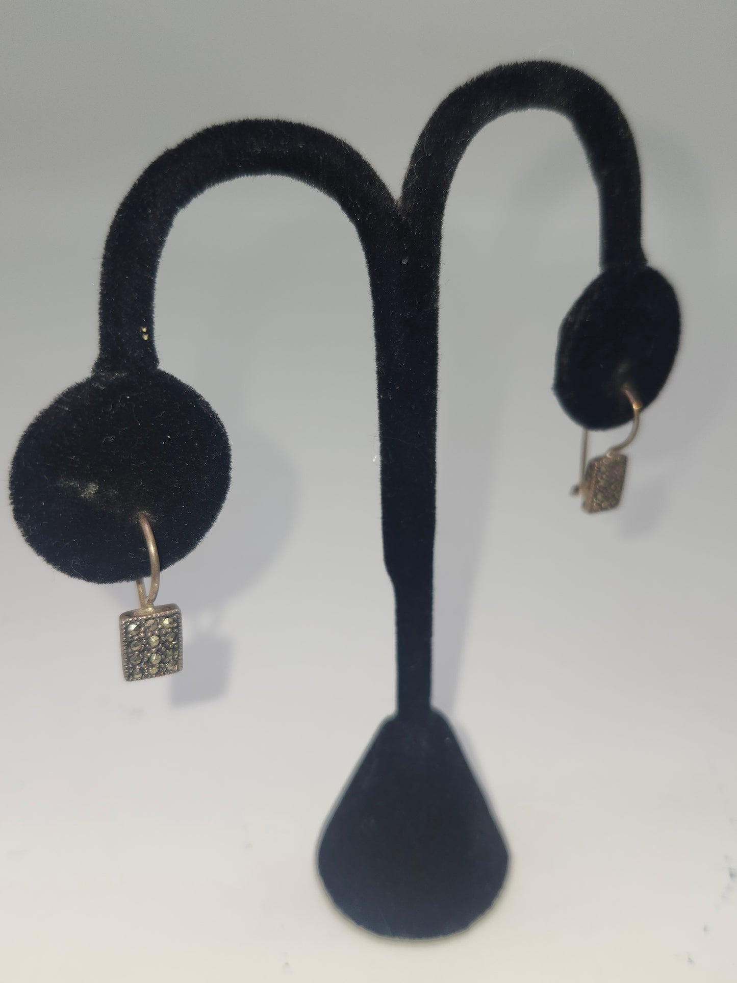 925 Sterling & Marcasite Earrings