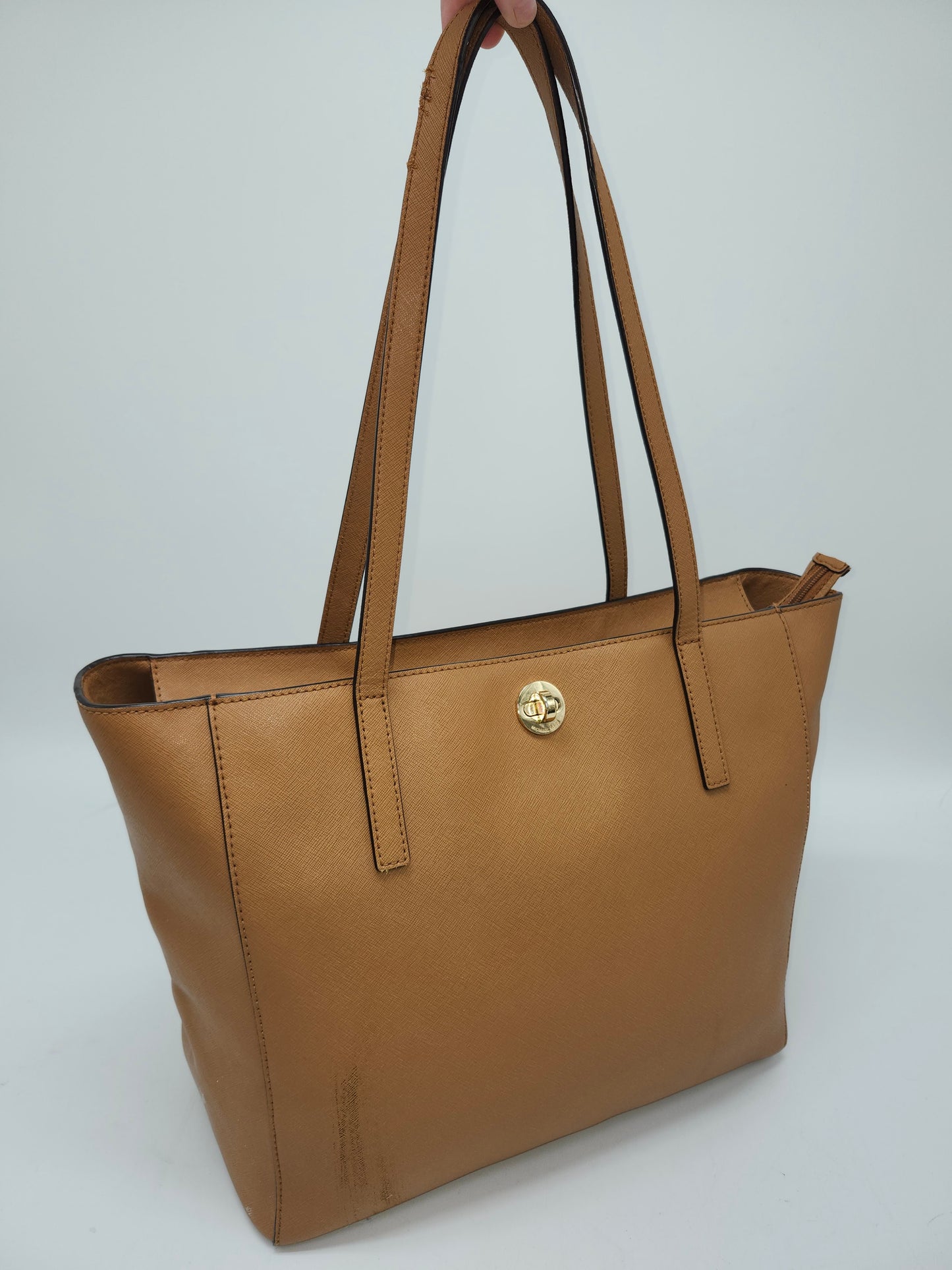 Michael Kors Tan Saffiano Leather Tote Bag