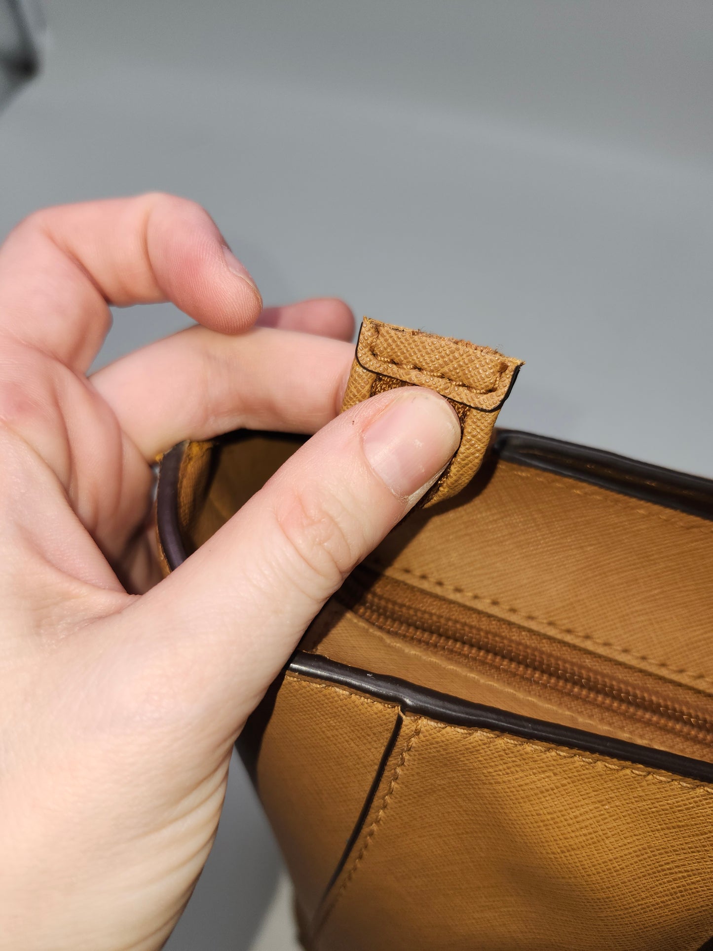 Michael Kors Tan Saffiano Leather Tote Bag