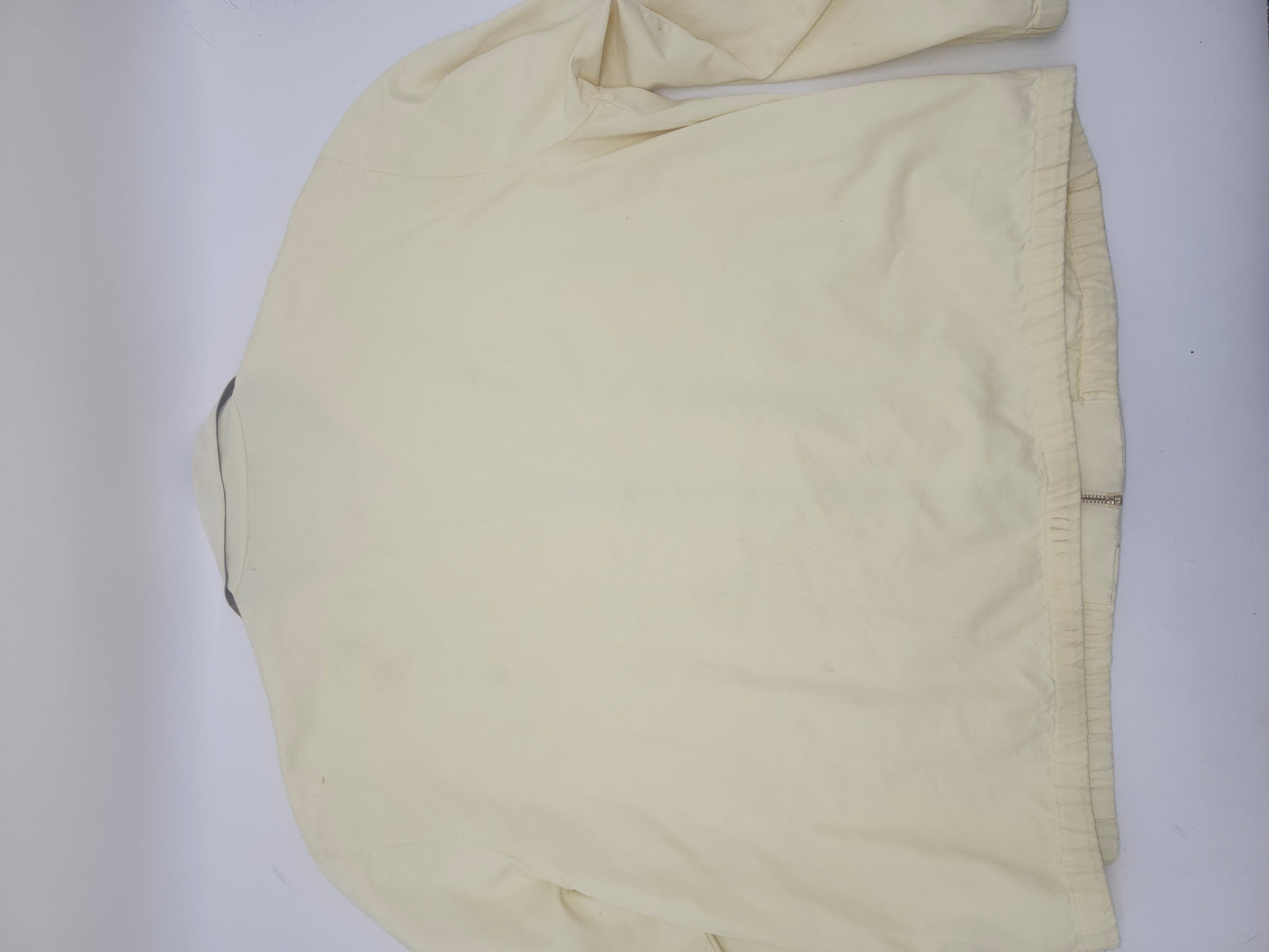 Polo RL Harrington-Style Yellow 100% Cotton Jacket with Plaid Collar Size XXL