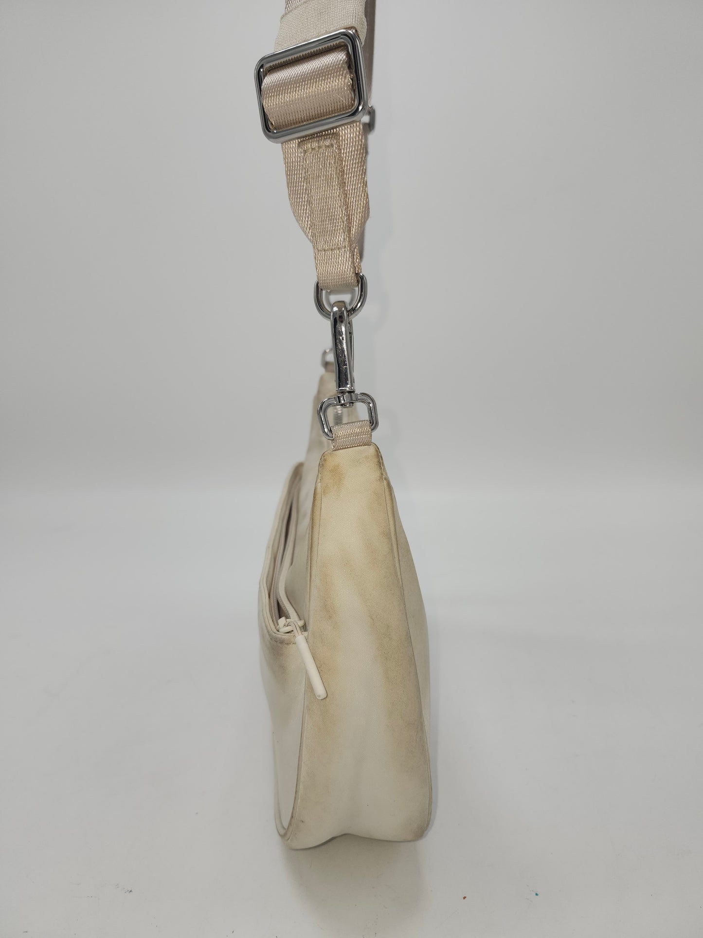-Lululemon- White Nylon Crossbody Bag