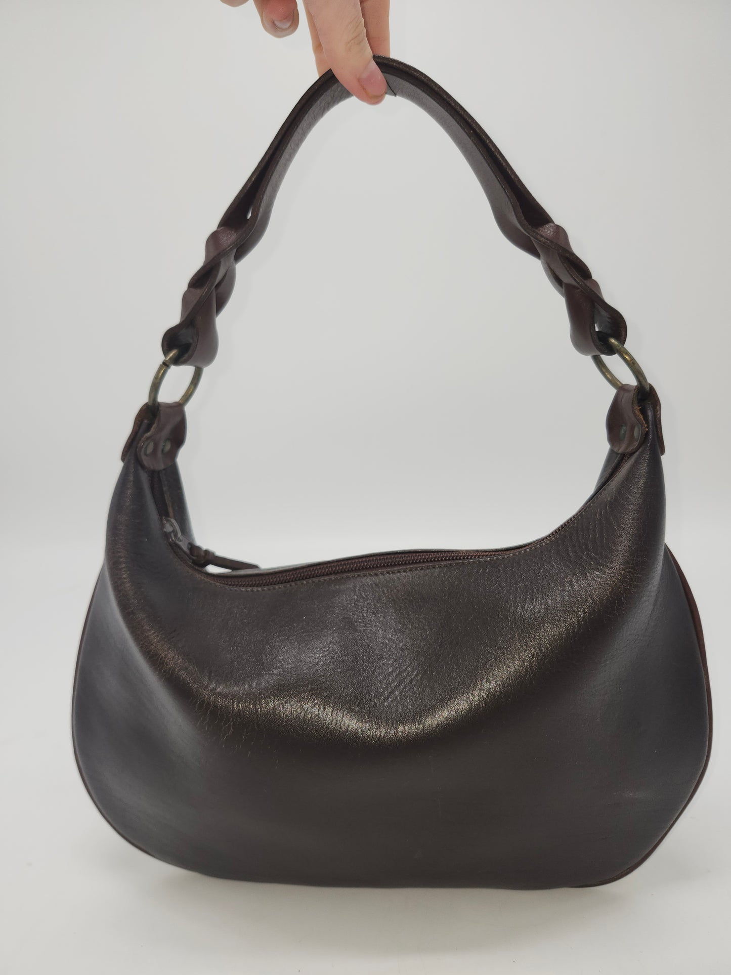 -Our Tribe- Dark Brown Leather Shoulder Bag
