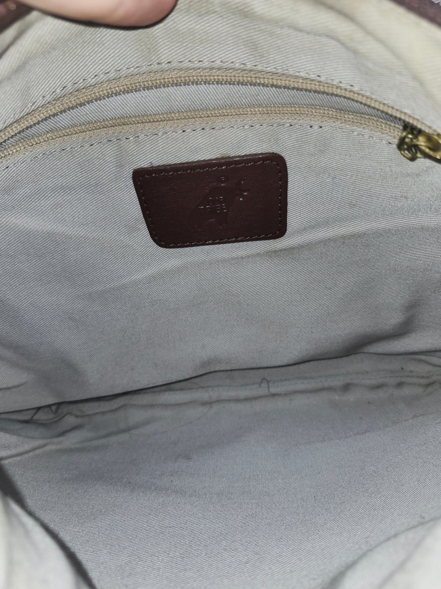 -Our Tribe- Dark Brown Leather Shoulder Bag