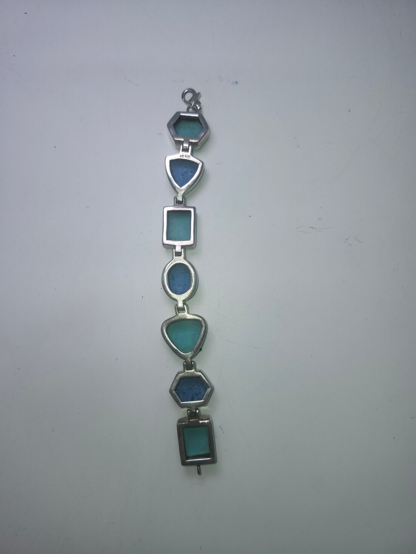 *925* Sterling, Turquoise & Lapis Bracelet