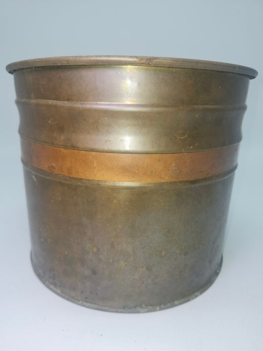 -Vintage- Brass Plant Sleeve / Vessel