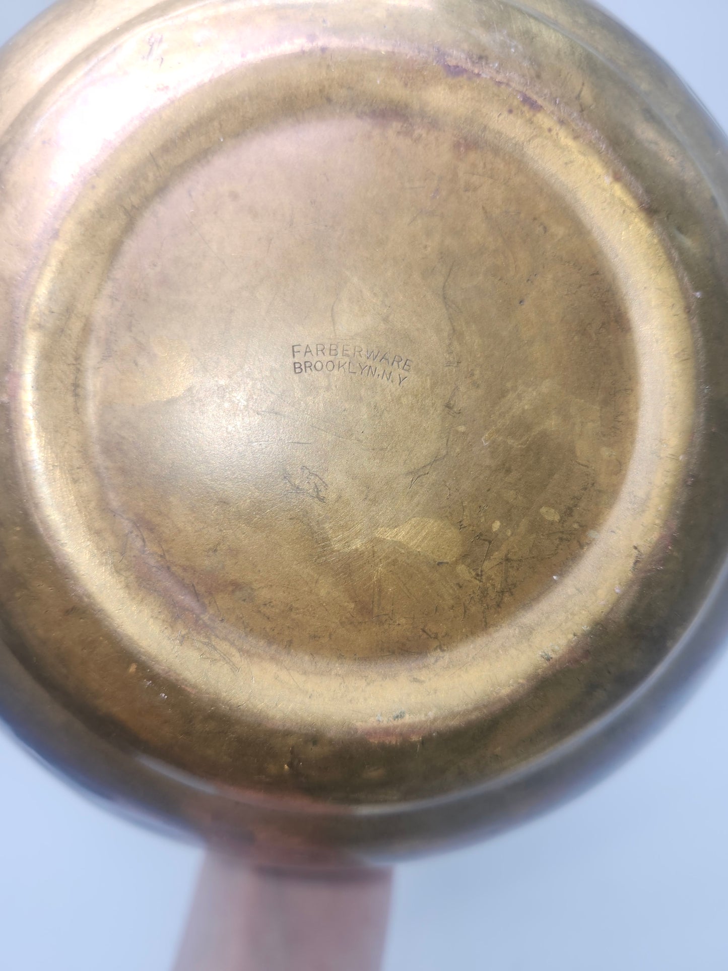 Farberware 1920s NY Brass Vessel – Early Art Deco Era