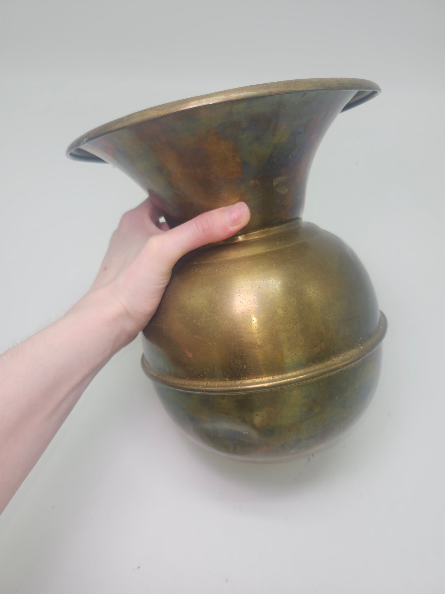Farberware 1920s NY Brass Vessel – Early Art Deco Era