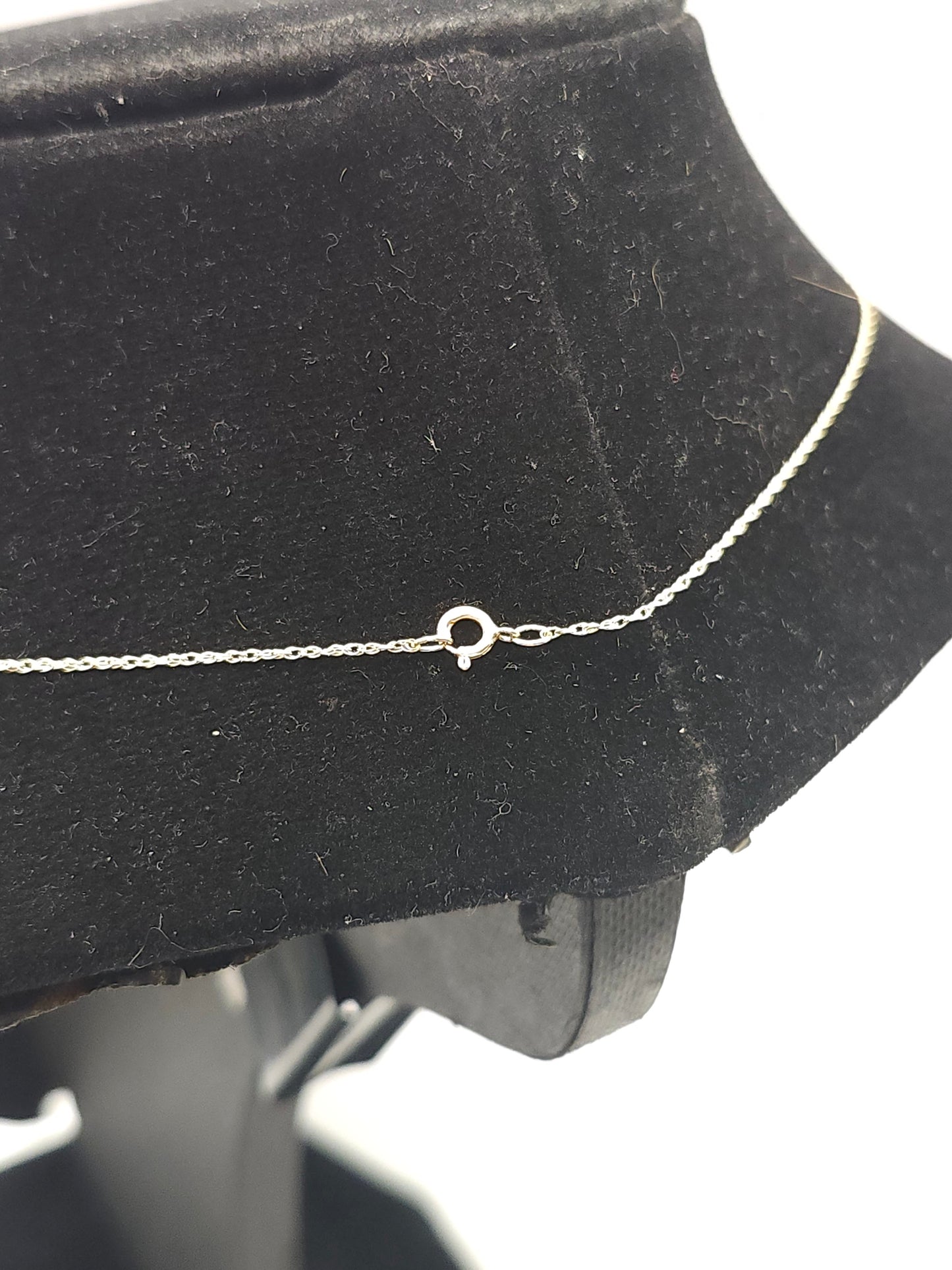 *14K Gold* Twisted Chain with 10K Gold, Ruby & Diamond Pendant