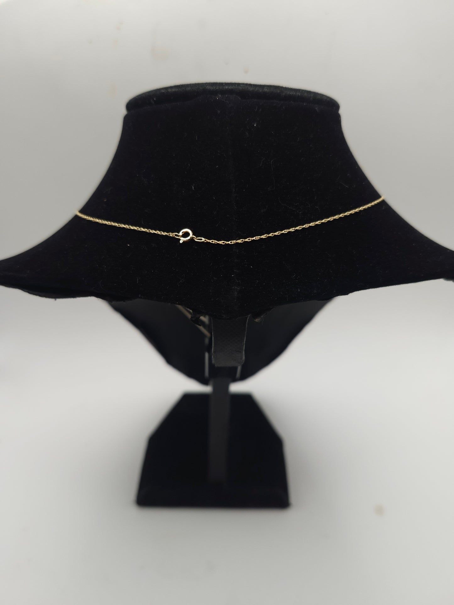 *14K Gold* Twisted Chain with 10K Gold, Ruby & Diamond Pendant