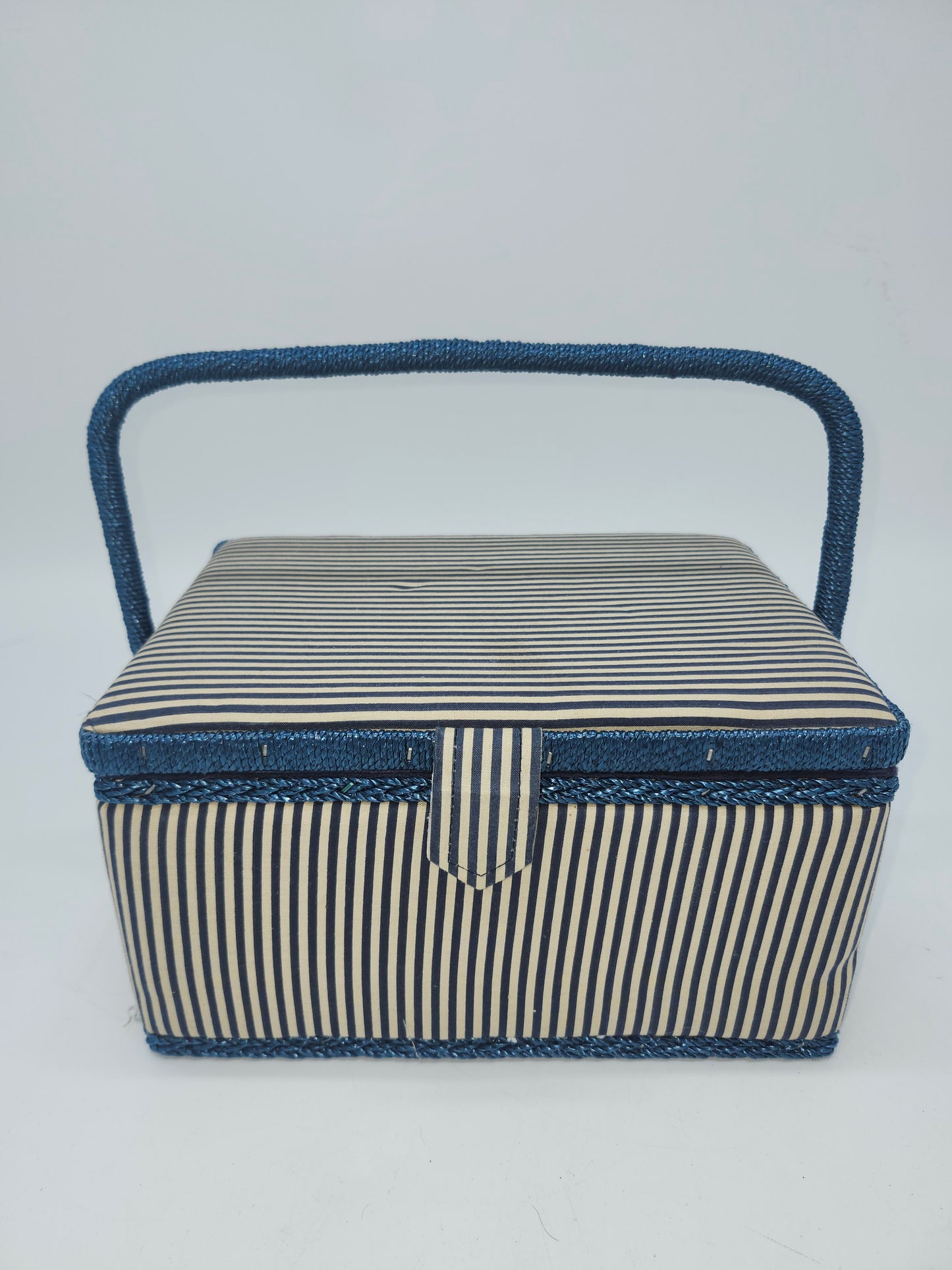 *Vintage* Striped Sewing Box