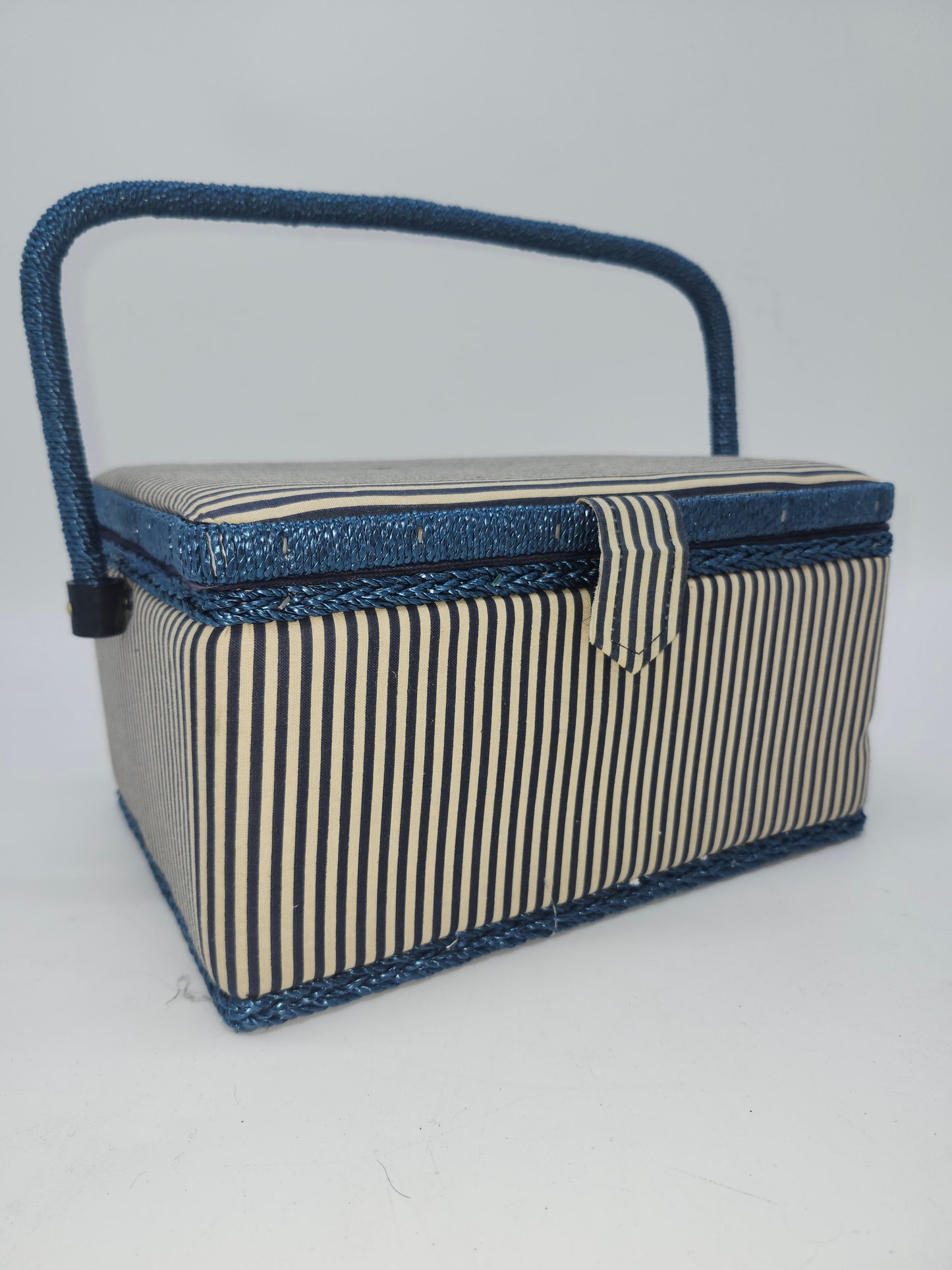 *Vintage* Striped Sewing Box