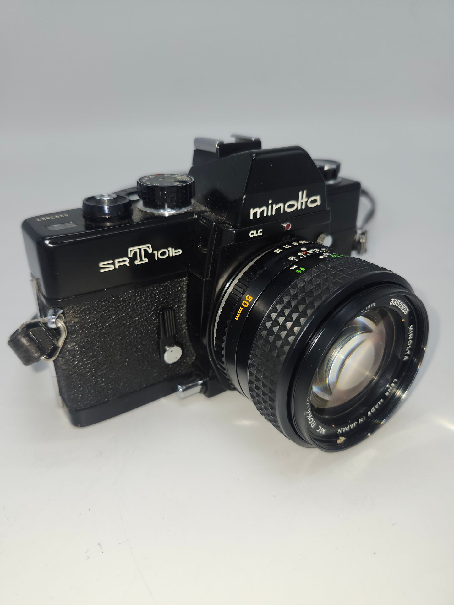 *Minolta* SRT‑101 Camera with MC Rokkor‑PG 50mm f/1.4. Lens *WORKING*