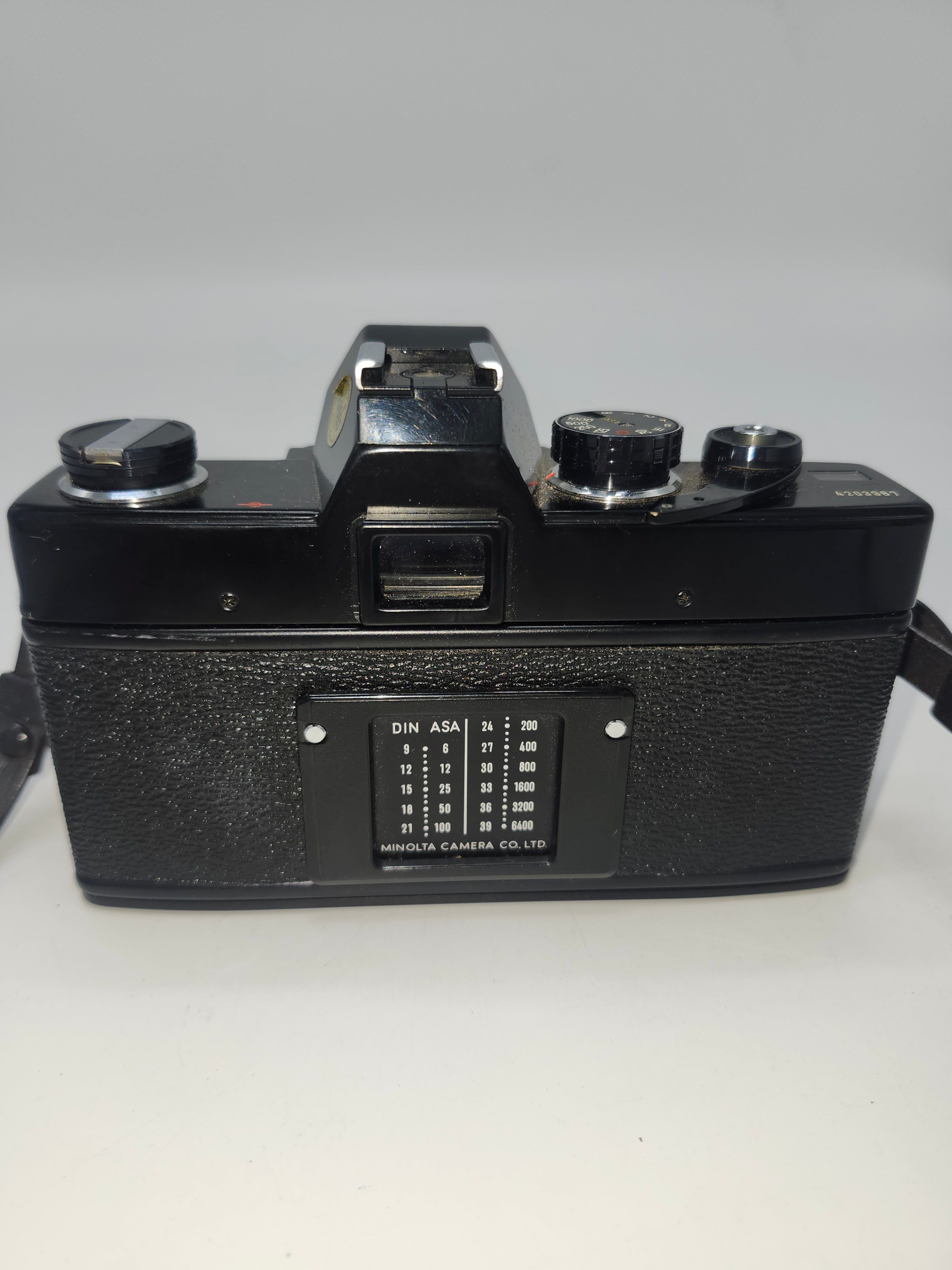 Minolta~ SRT‑101 Camera with MC Rokkor‑PG 50mm f/1.4. Lens