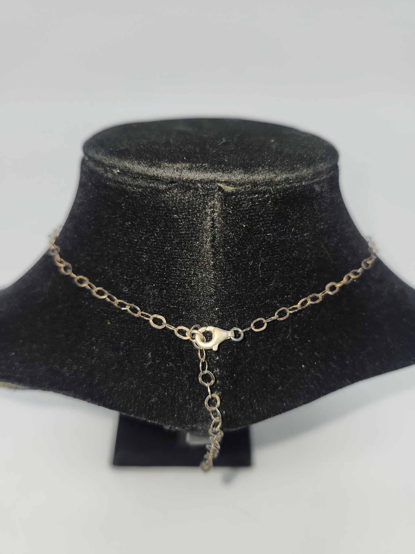 *925* Sterling, Agate & Onyx Necklace