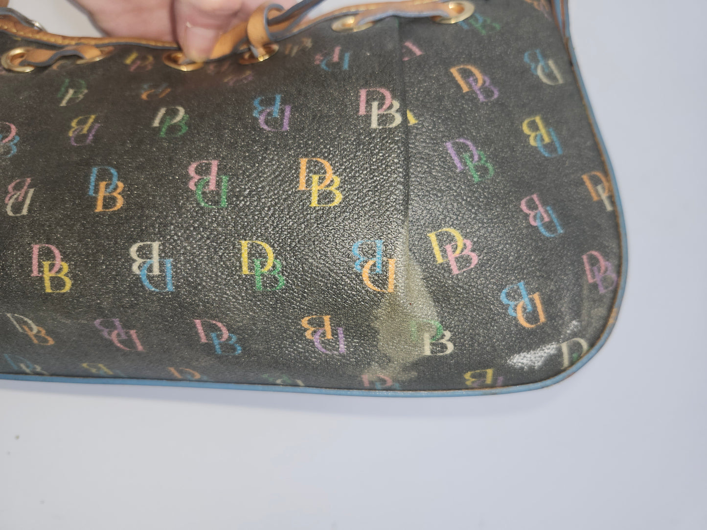 *Dooney & Bourke* Y2K Rainbow Monogram Purse
