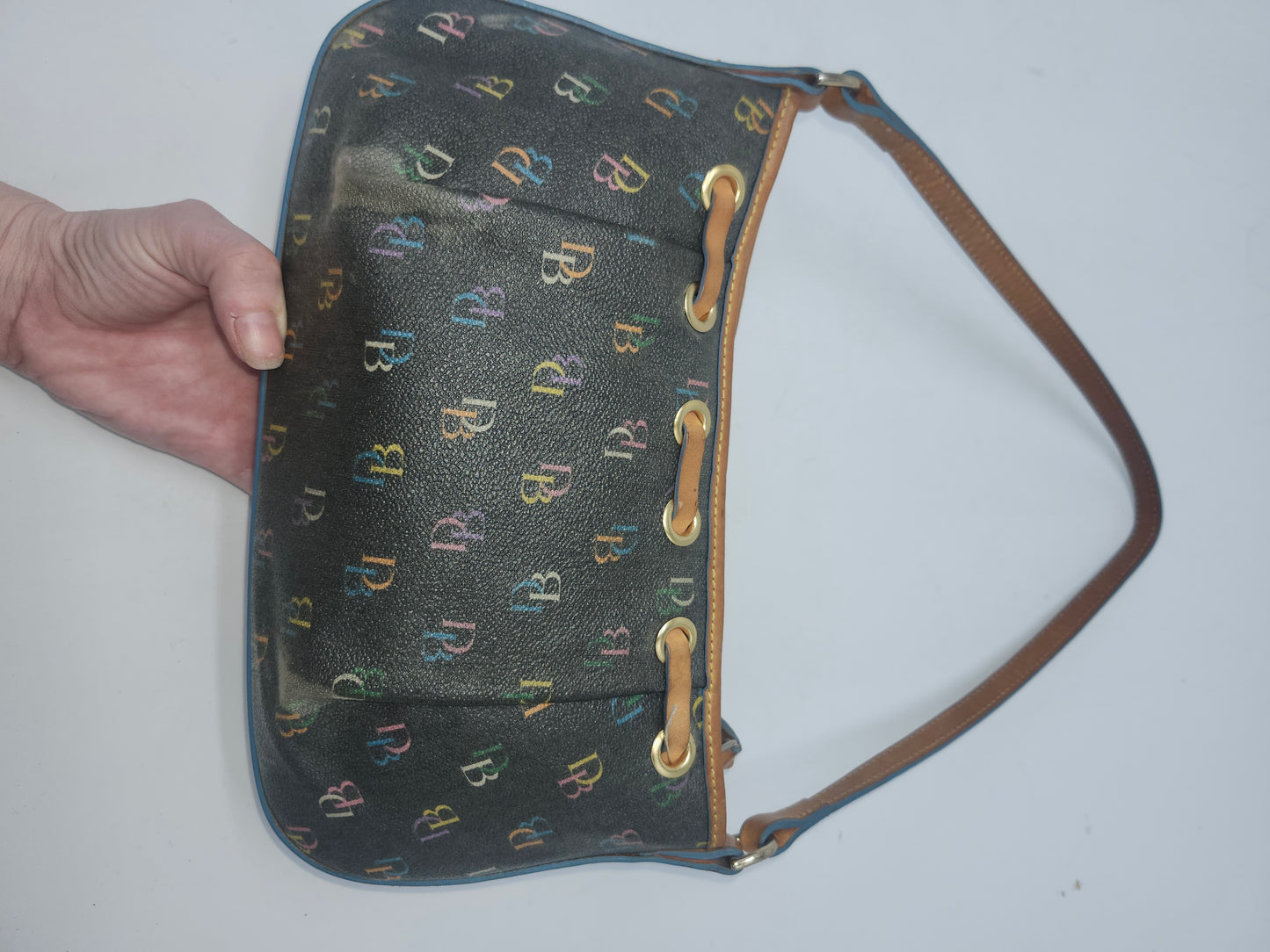 *Dooney & Bourke* Y2K Rainbow Monogram Purse