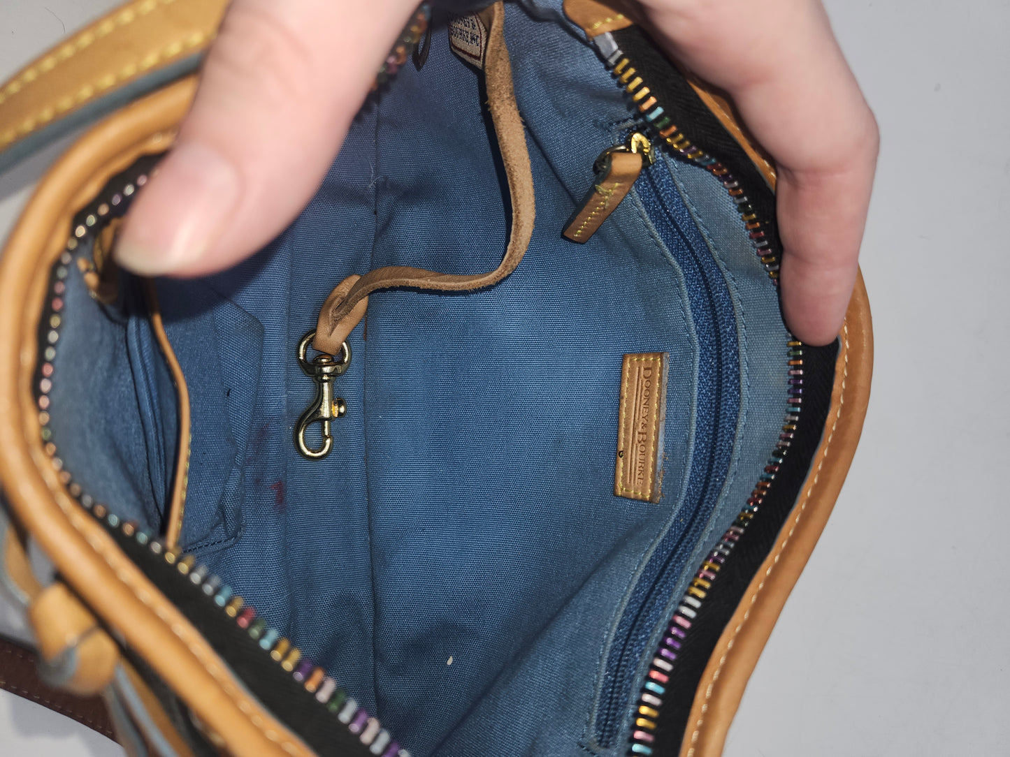 *Dooney & Bourke* Y2K Rainbow Monogram Purse