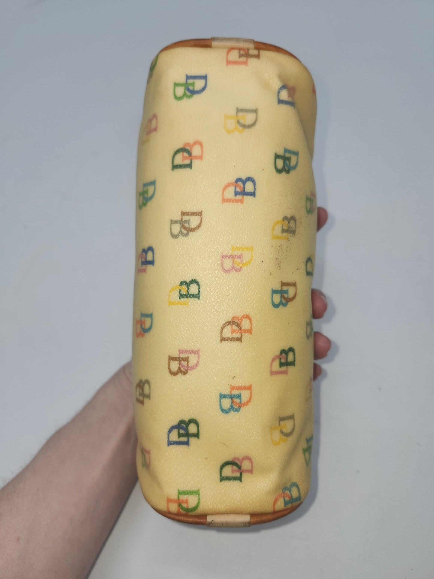 *Dooney & Bourke* Y2K Rainbow Monogram Mini Barrel Bag