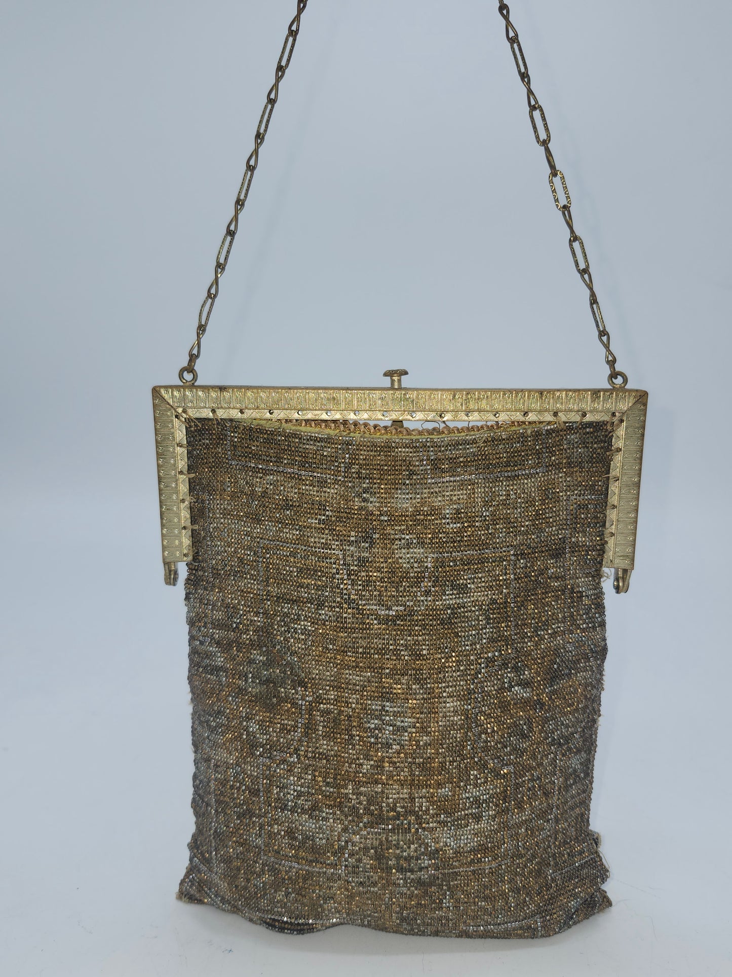 *French* Cut-Steel Antique Evening Bag