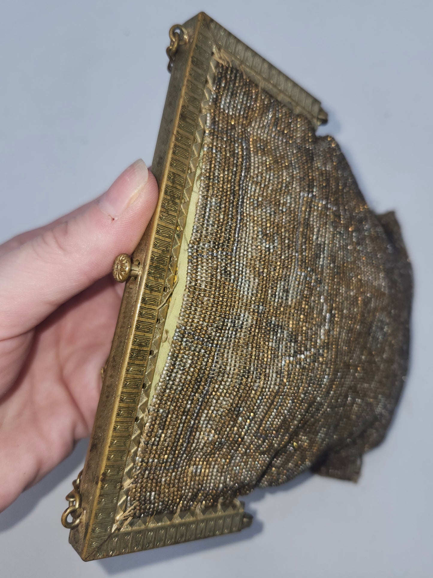 *French* Cut-Steel Antique Evening Bag