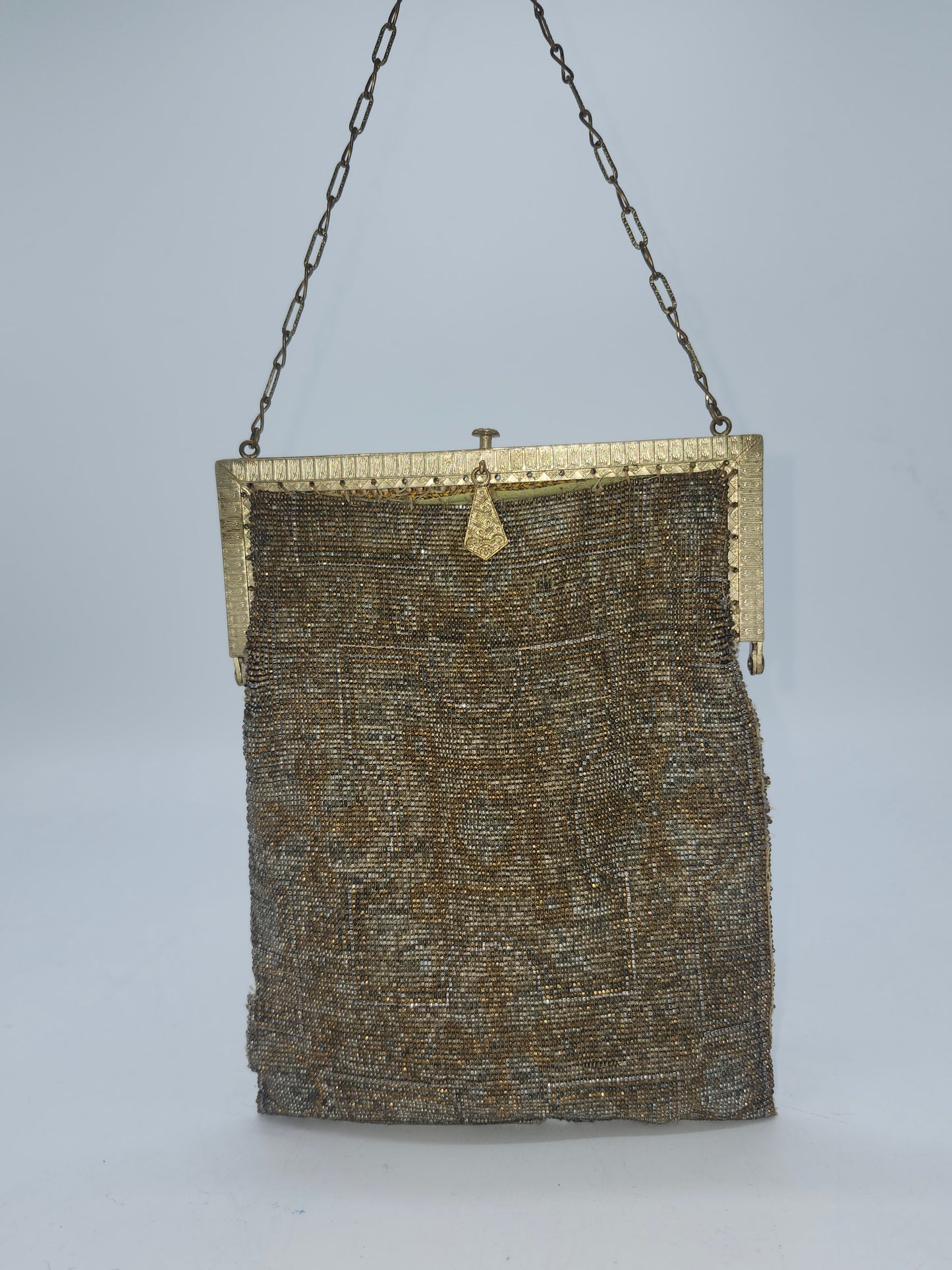 *French* Cut-Steel Antique Evening Bag