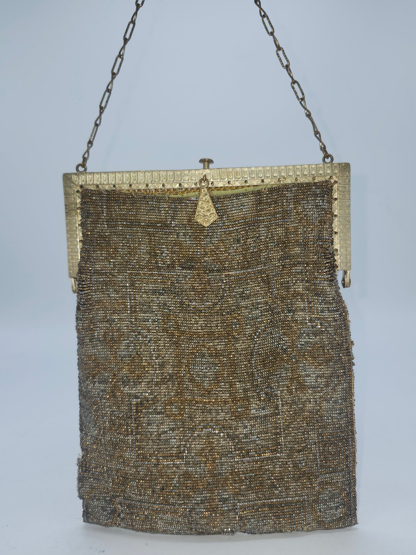 *French* Cut-Steel Antique Evening Bag