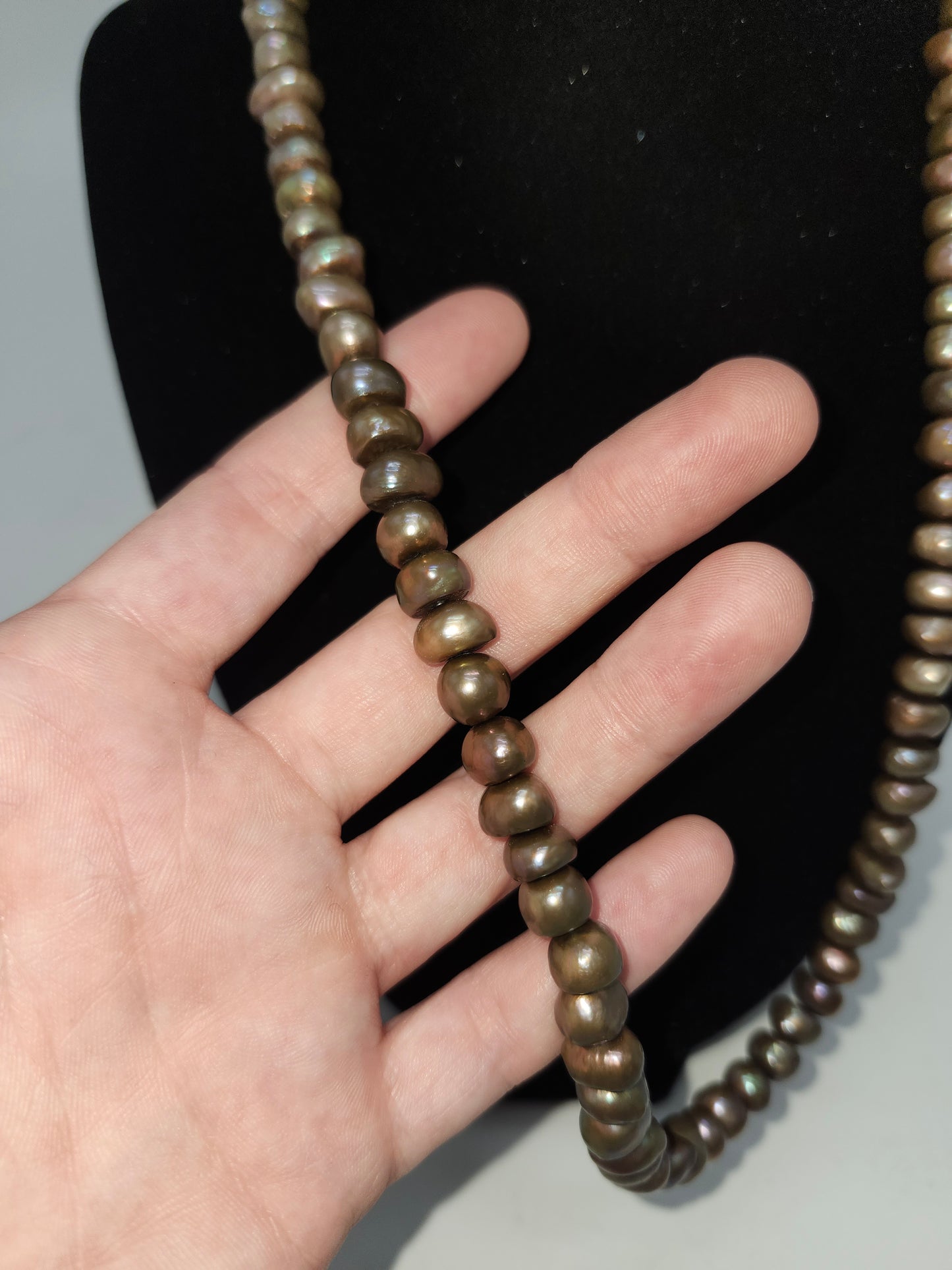 *Baroque Pearl* Long Strand Necklace