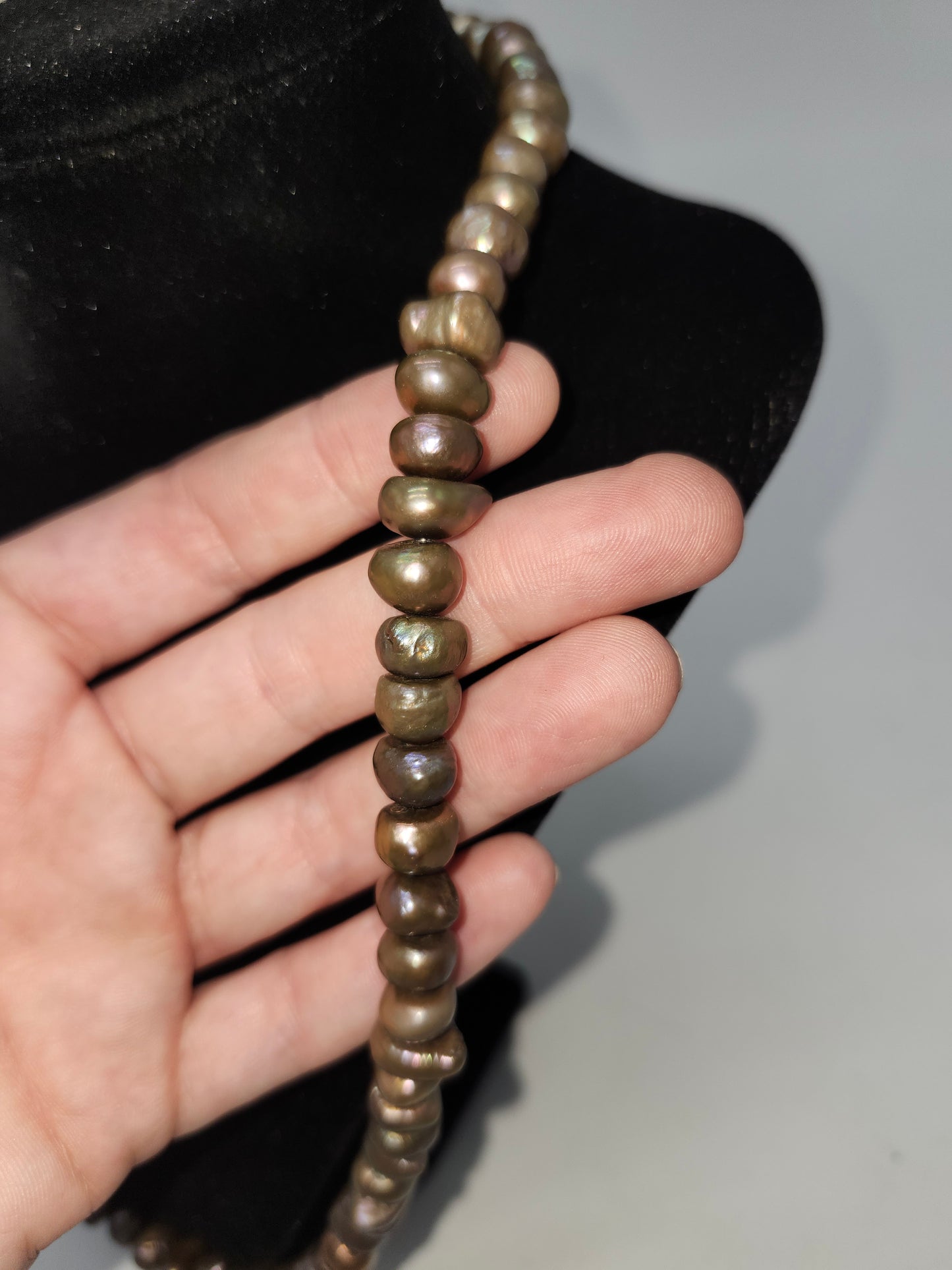 *Baroque Pearl* Long Strand Necklace