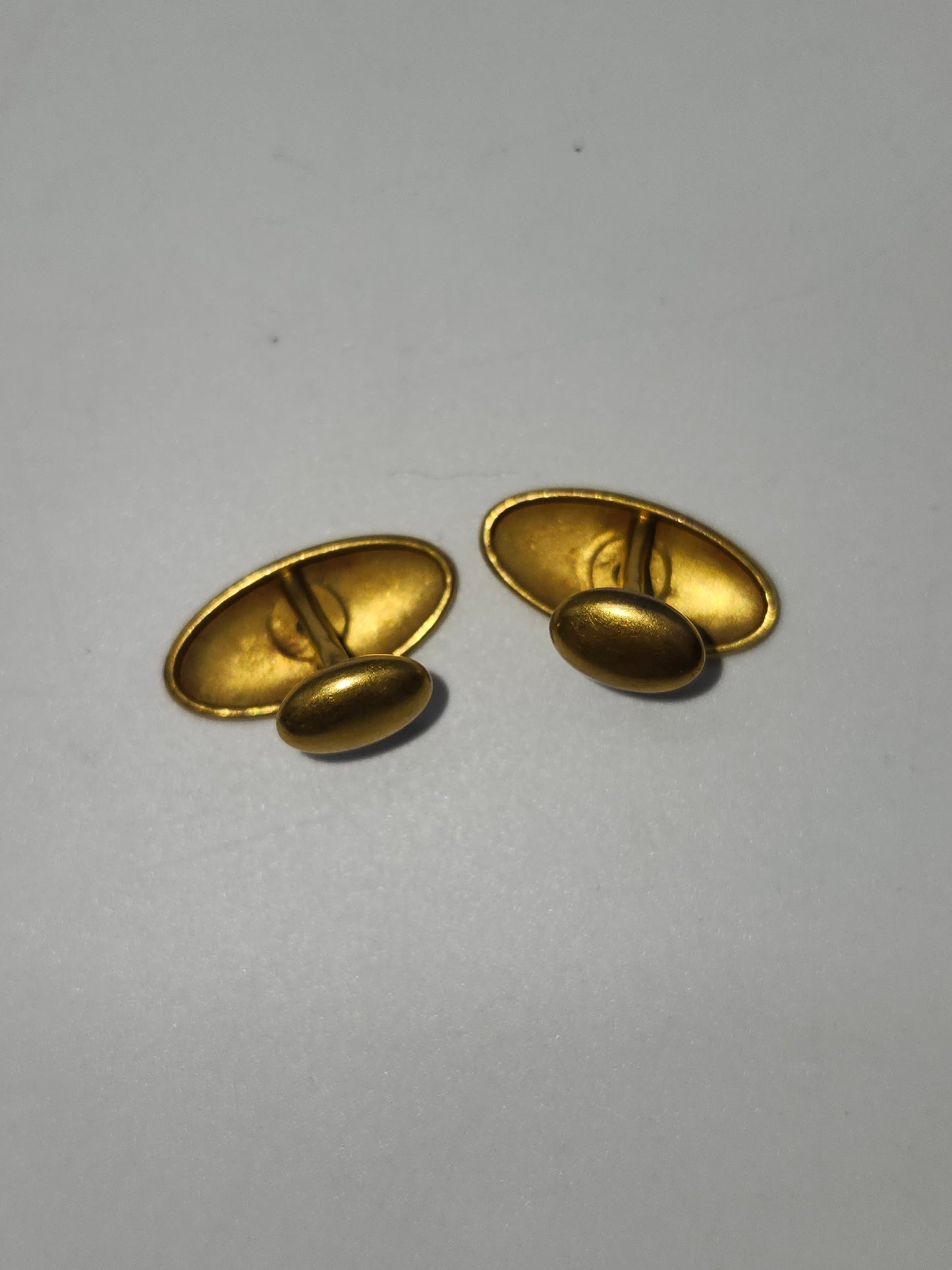 *14K Gold* 1900s Antique Diamond Starburst Cufflinks