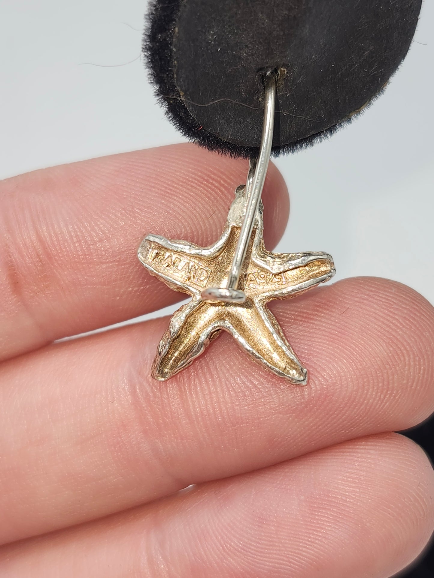 *925* Sterling Starfish Earrings