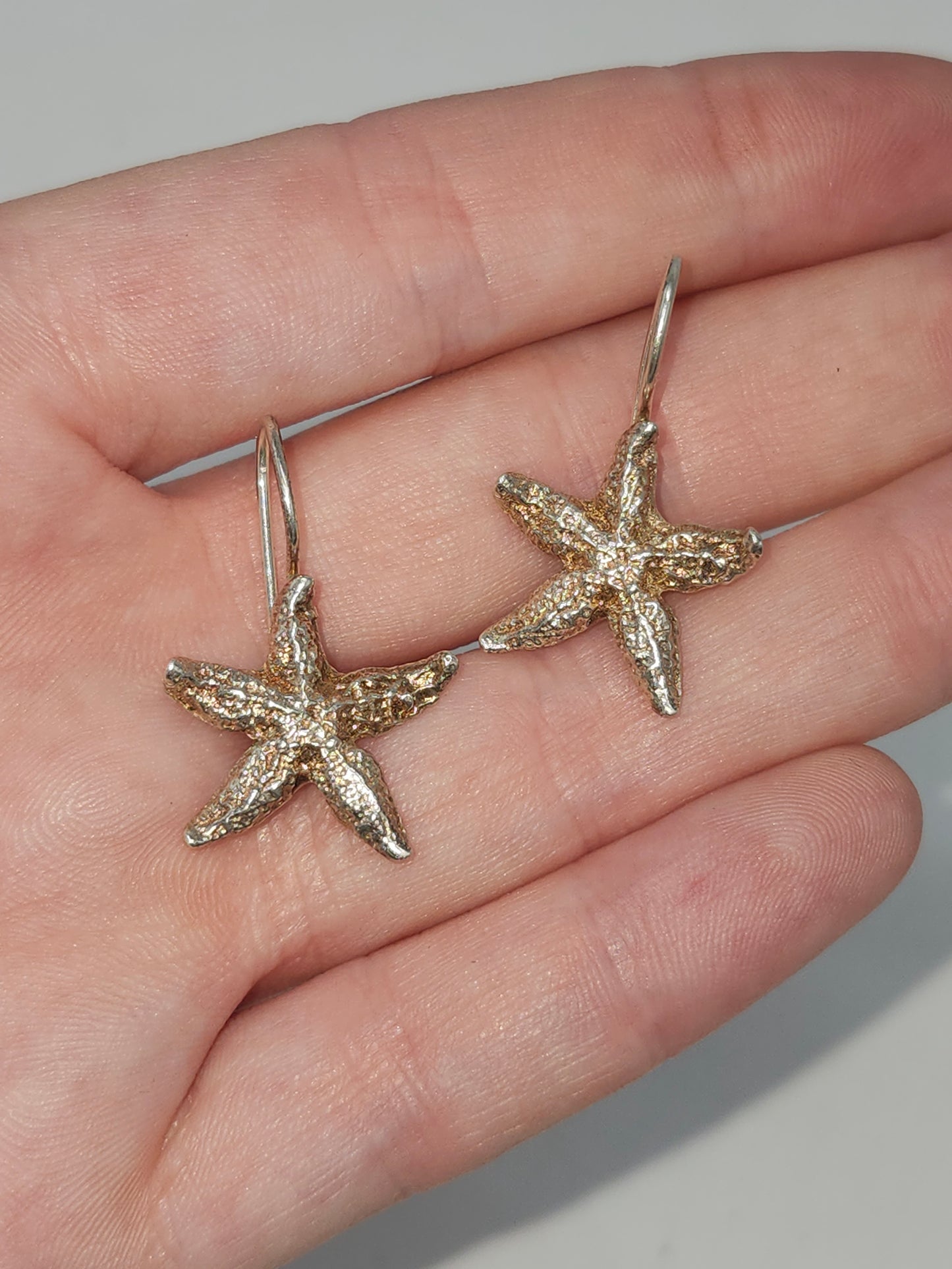 *925* Sterling Starfish Earrings