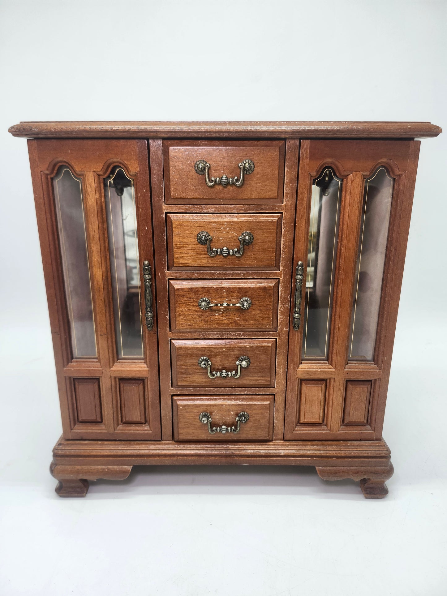 *Vintage* Jewelry Armoire / Display Cabinet