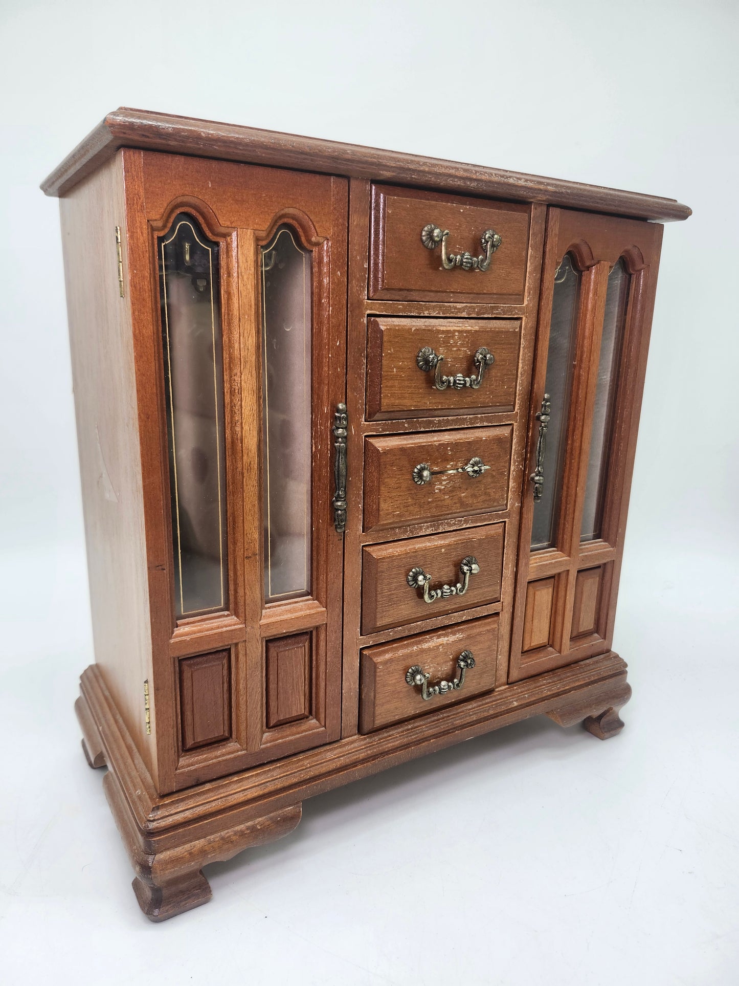 *Vintage* Jewelry Armoire / Display Cabinet