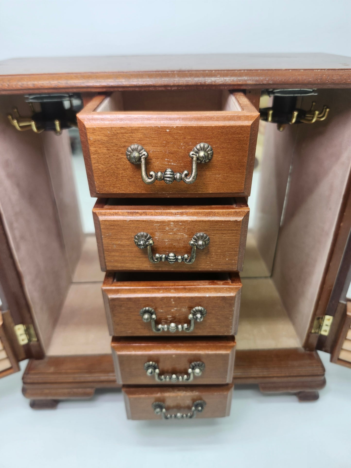 *Vintage* Jewelry Armoire / Display Cabinet