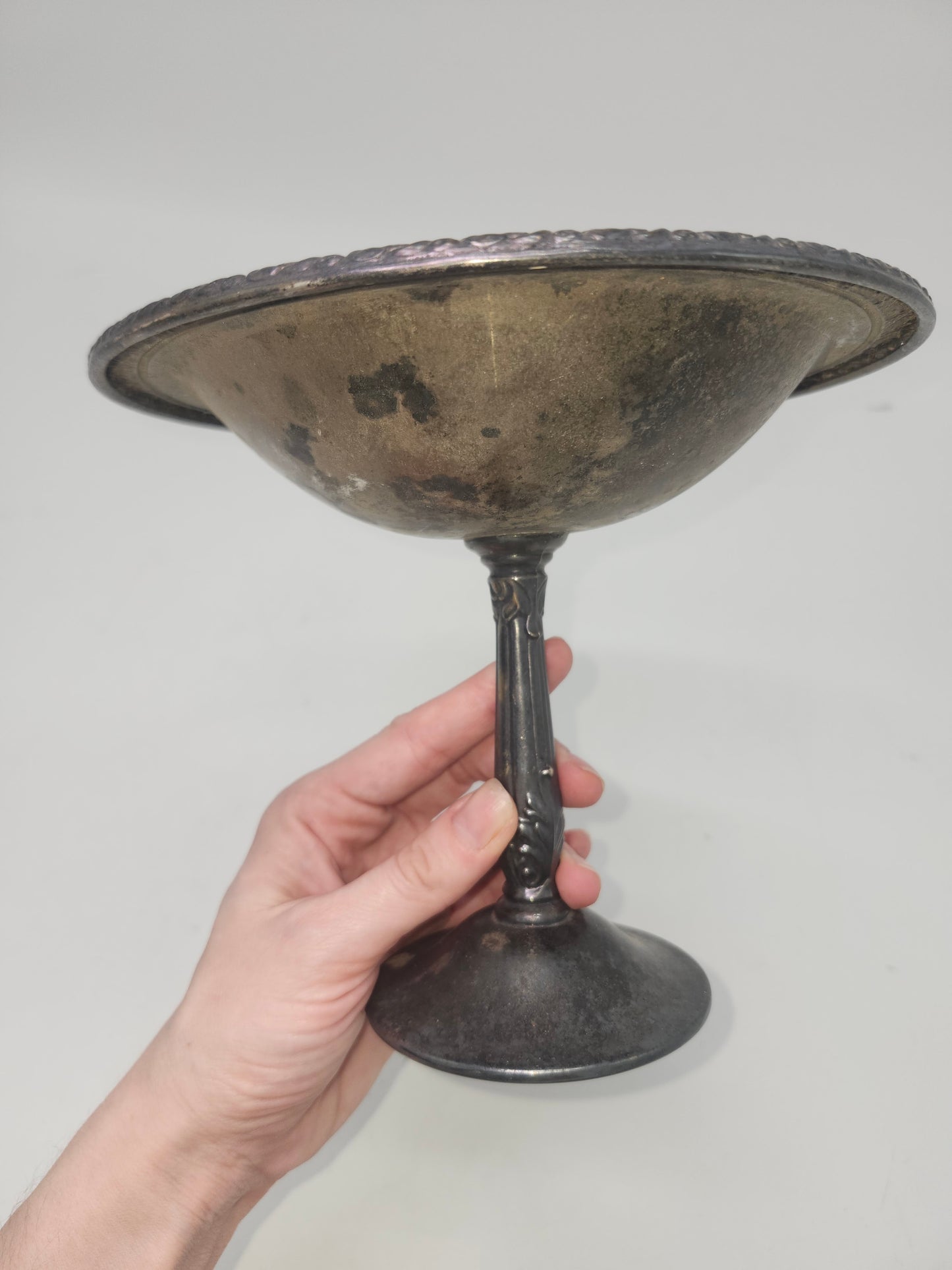 *Vintage* Silver Plated Compote Bowl / Candy Dish