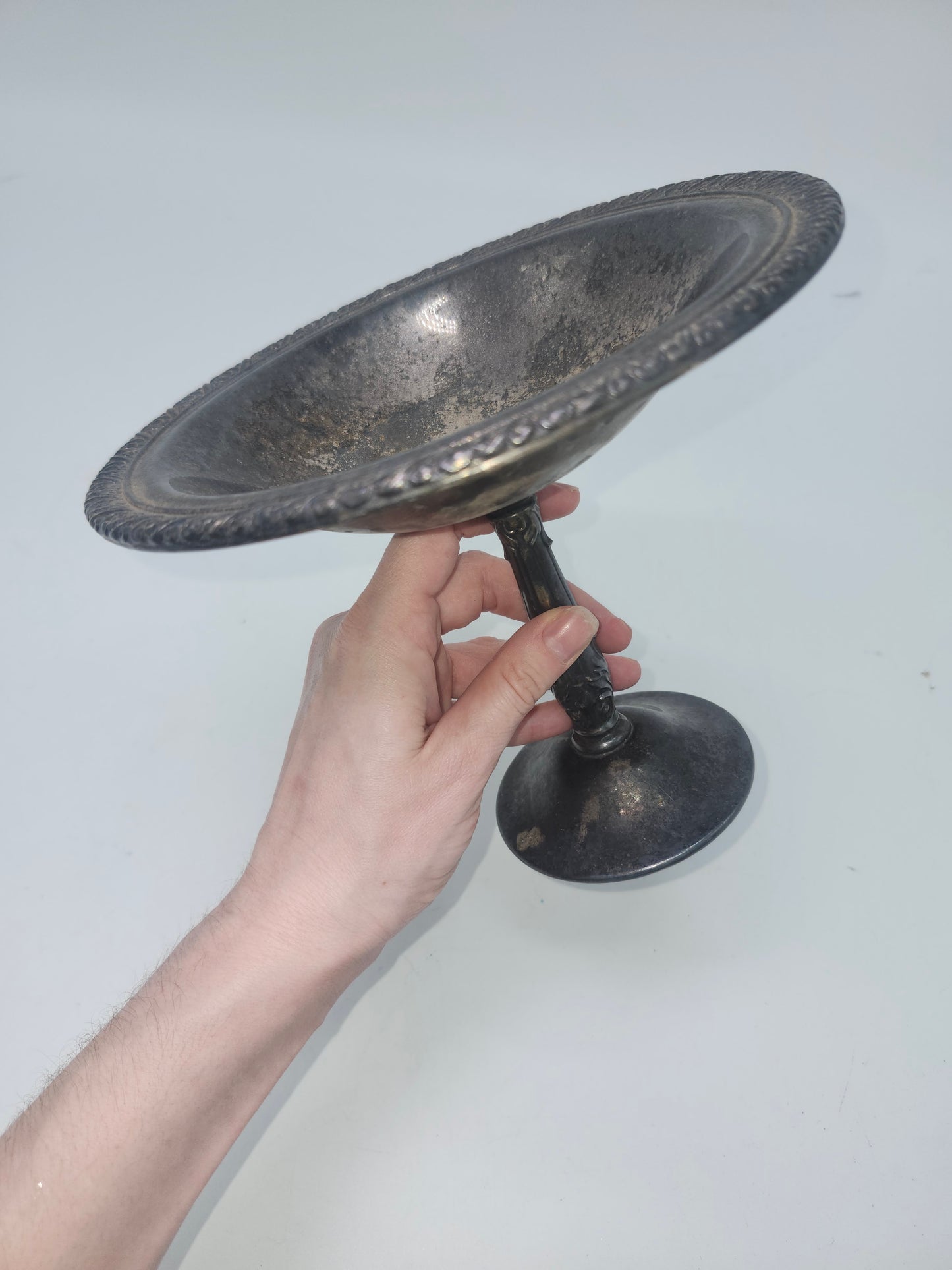 *Vintage* Silver Plated Compote Bowl / Candy Dish