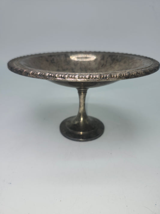 -Vintage- Silver Plated Compote Bowl / Candy Dish