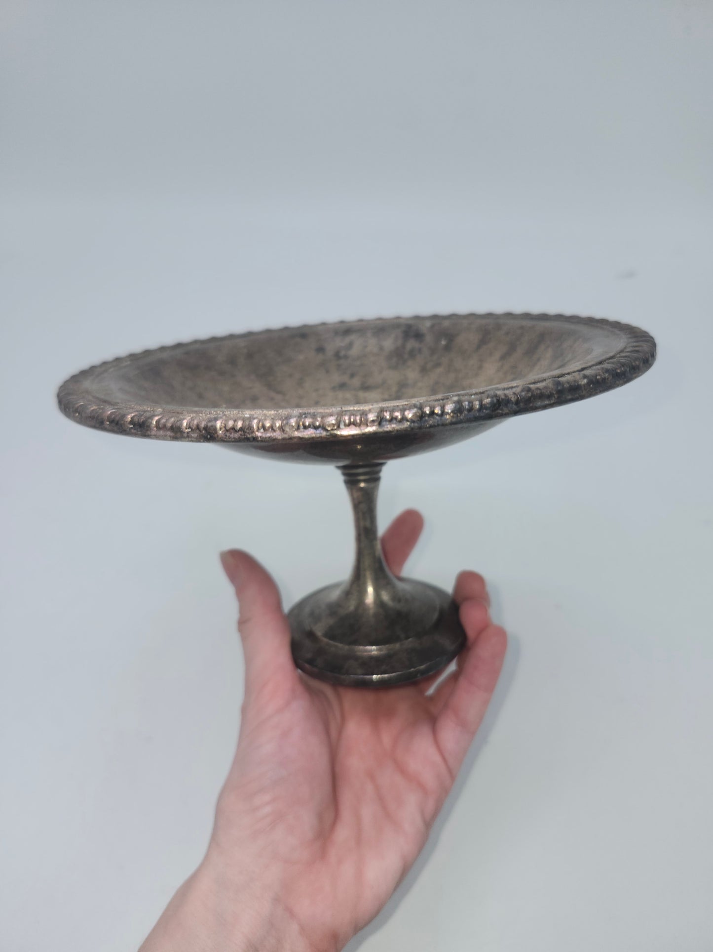 *Vintage* Silver Plated Compote Bowl / Candy Dish