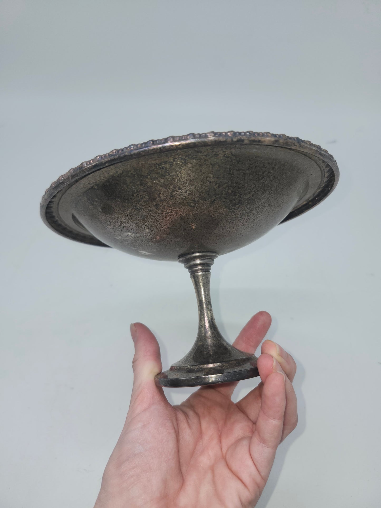 *Vintage* Silver Plated Compote Bowl / Candy Dish