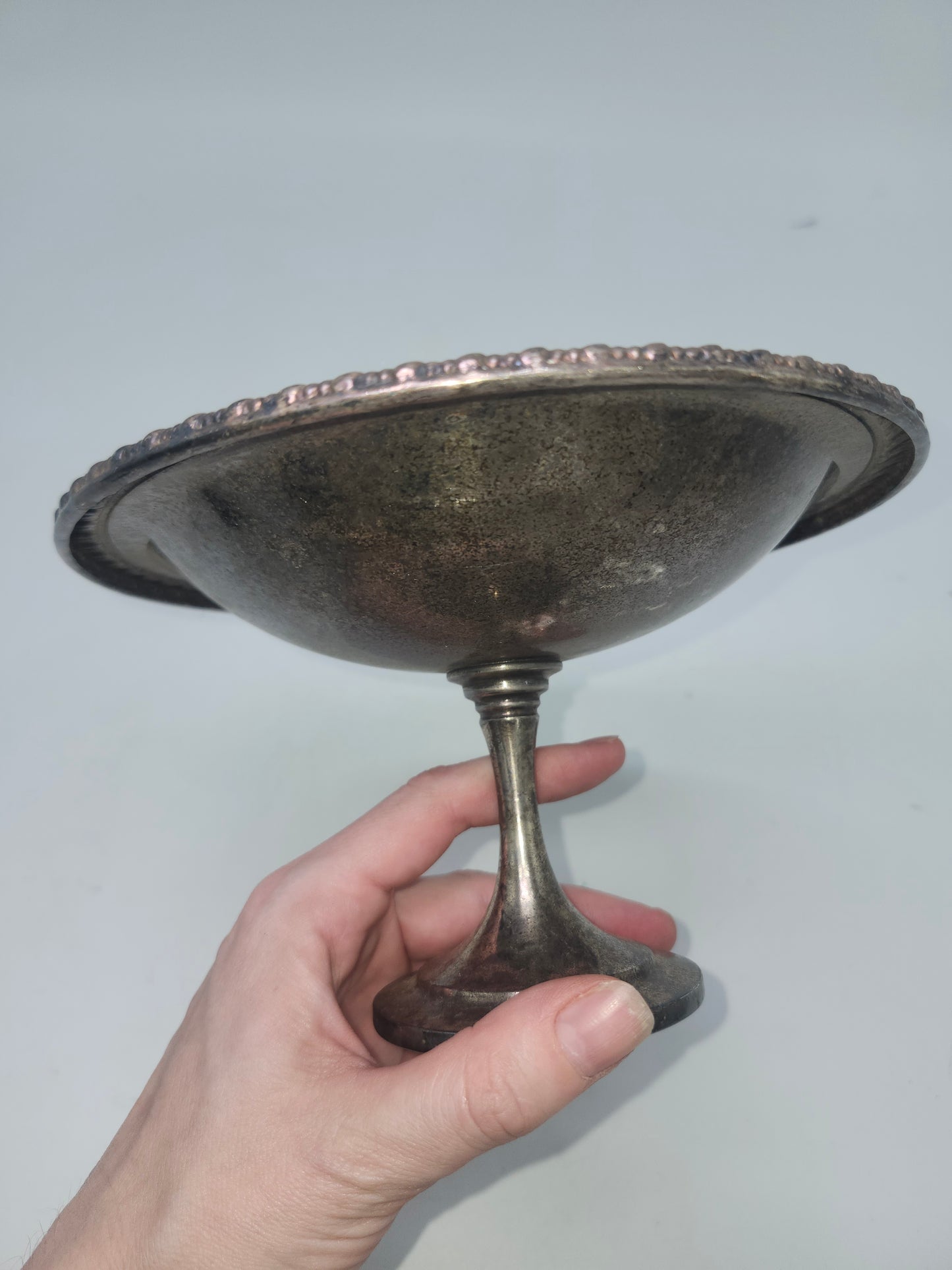 *Vintage* Silver Plated Compote Bowl / Candy Dish