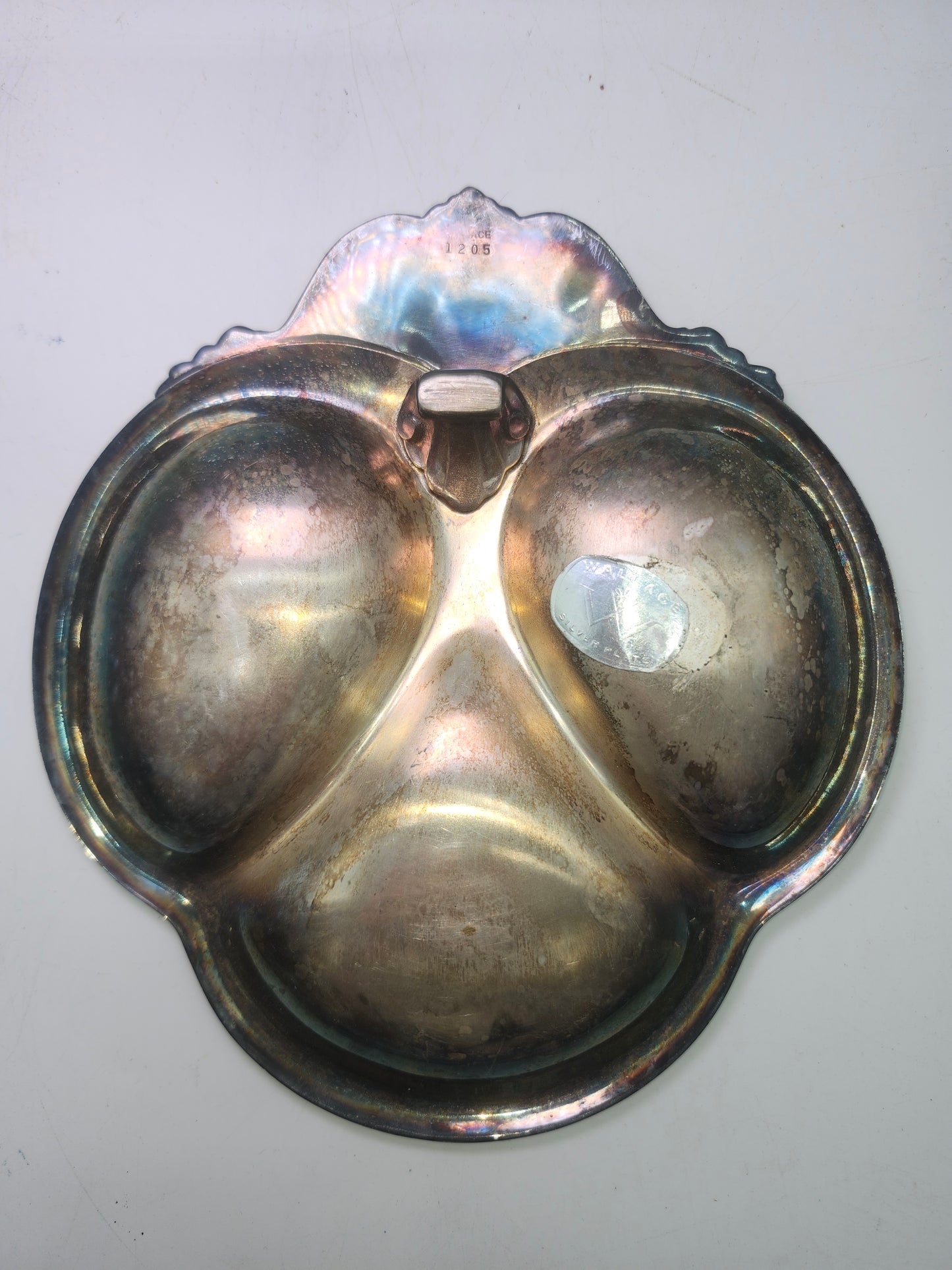*Vintage* Silverplated Trinket / Candy Dish - 3 Compartments