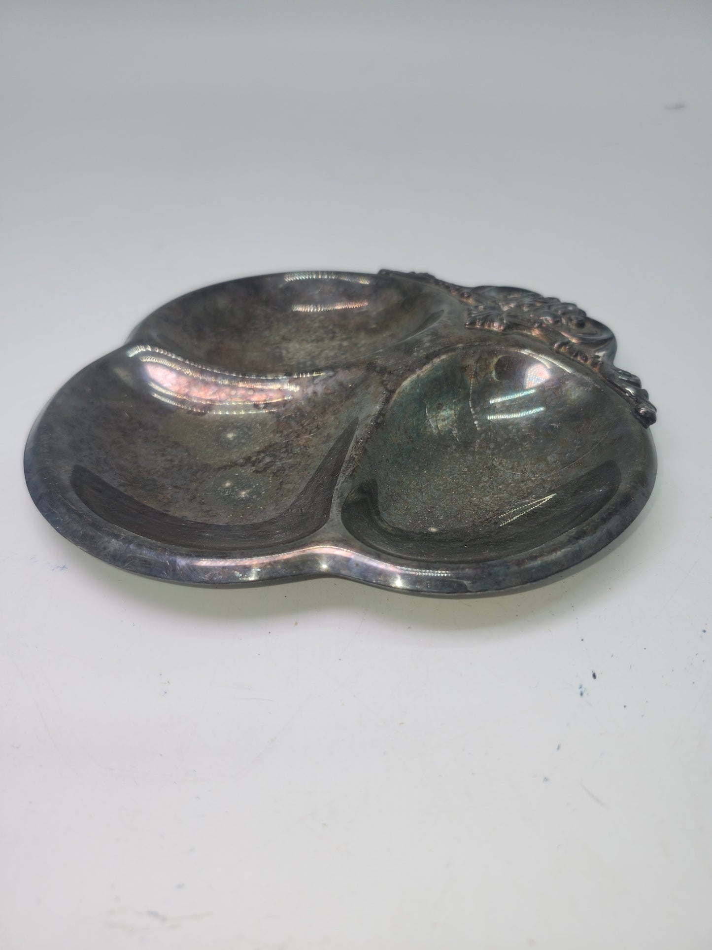 *Vintage* Silverplated Trinket / Candy Dish - 3 Compartments