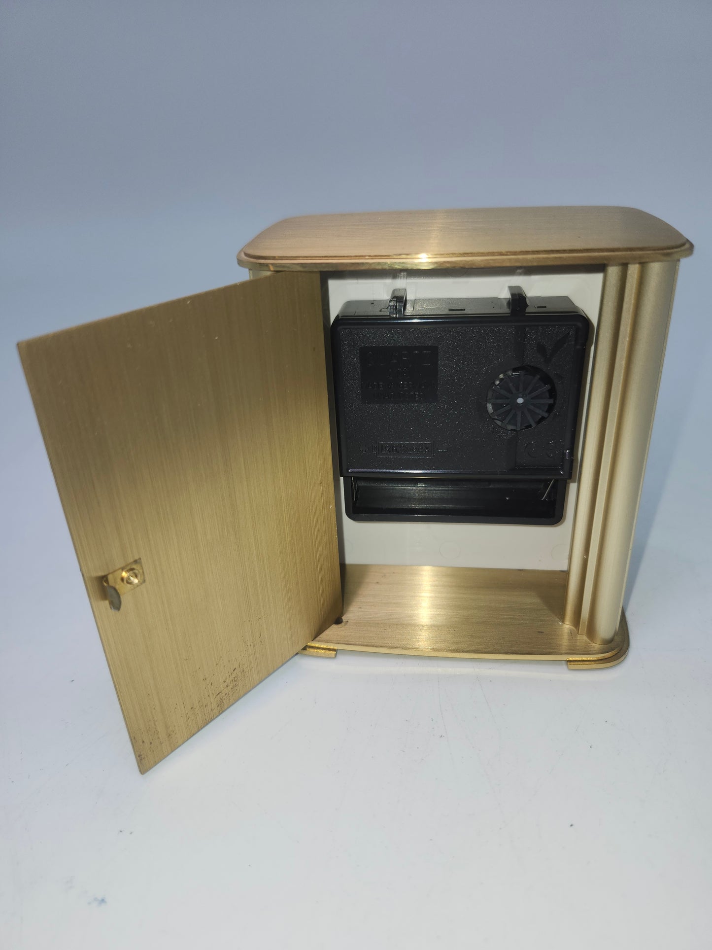 *Tiffany & Co.* Portfolio Collection Solid Brass & Quartz Clock