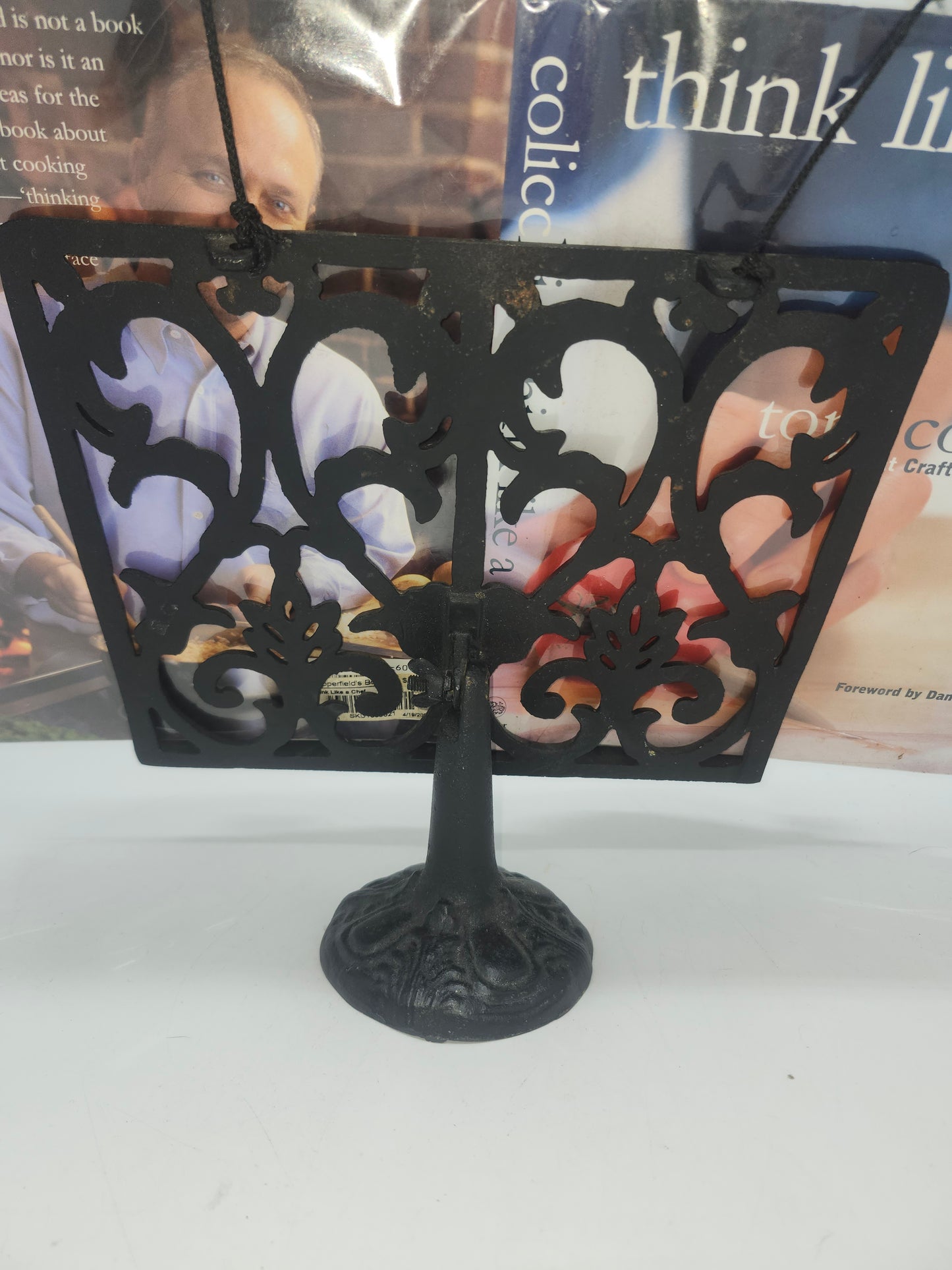 *Cast-Iron* Vintage Book Stand
