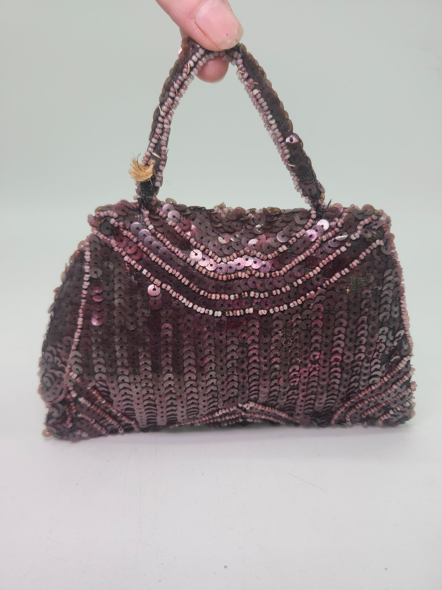 *Vintage* Handmade Belgian Sequin Purse