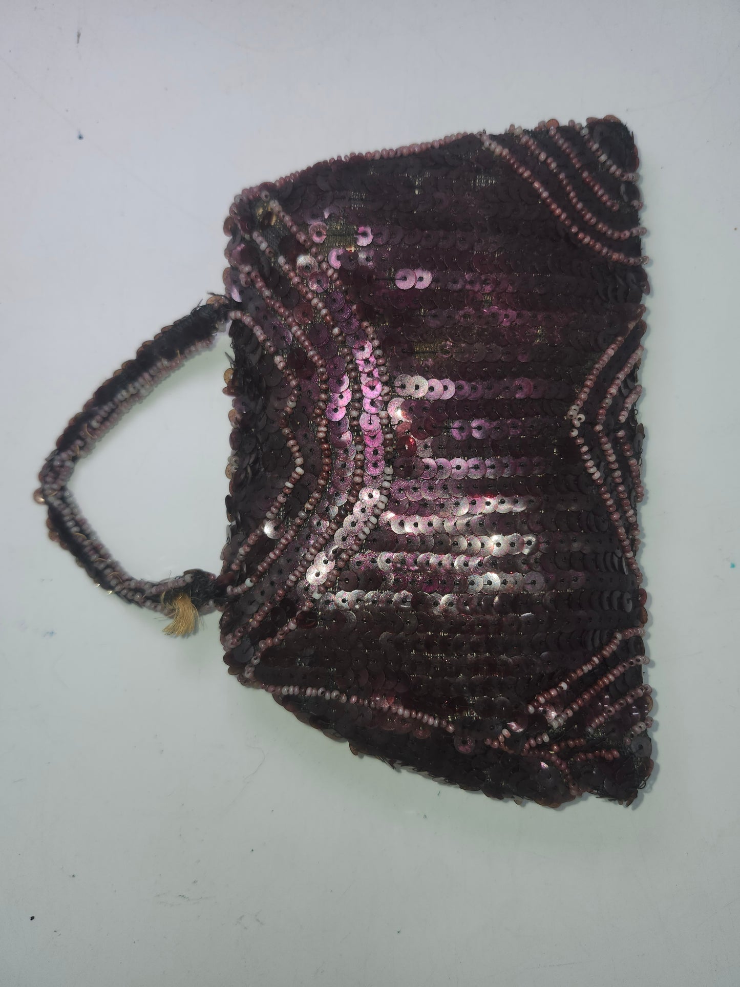 *Vintage* Handmade Belgian Sequin Purse