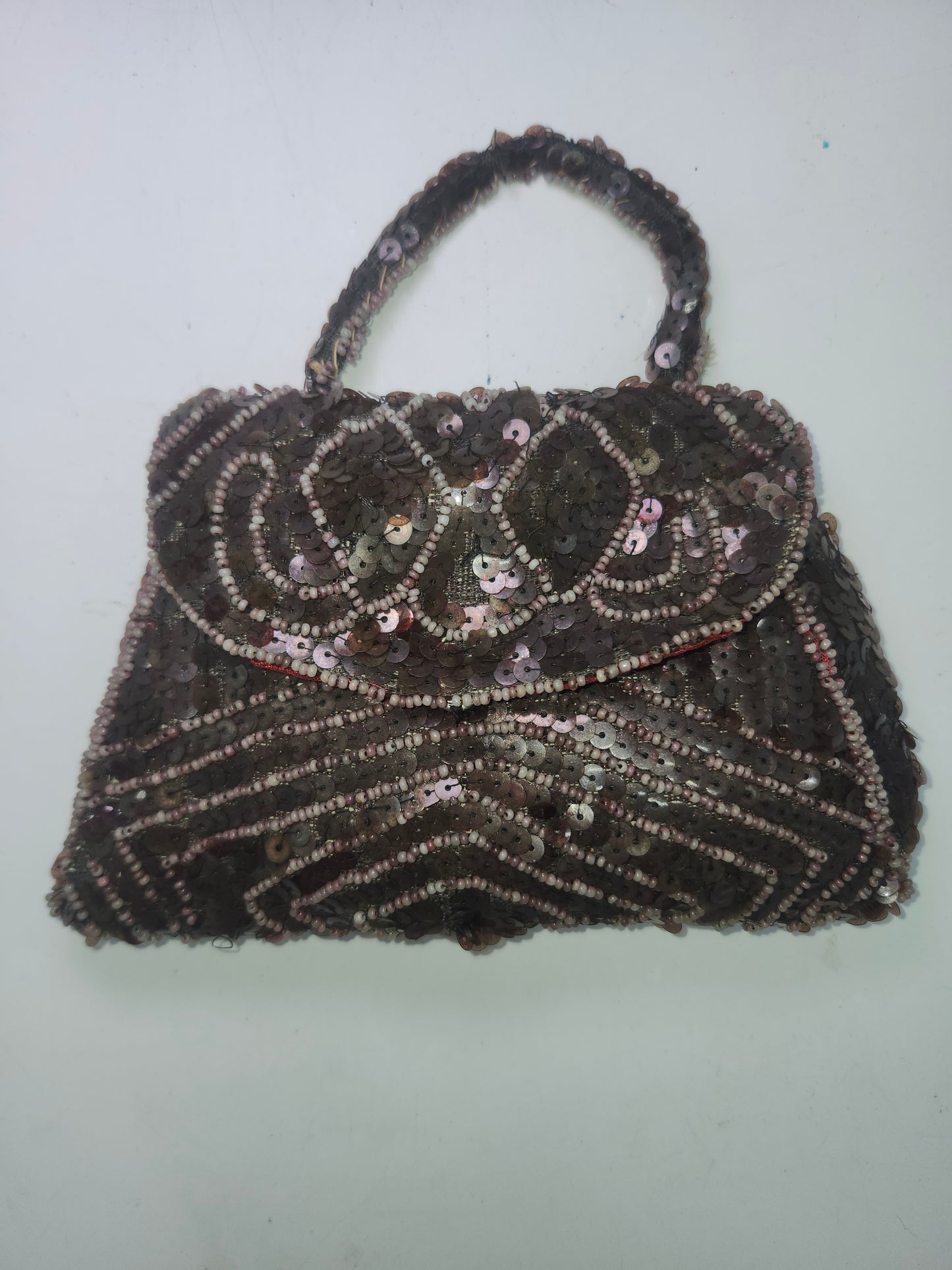 *Vintage* Handmade Belgian Sequin Purse