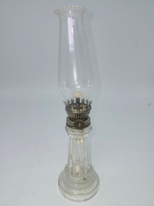 -Vintage- Oil-Burning Lamp