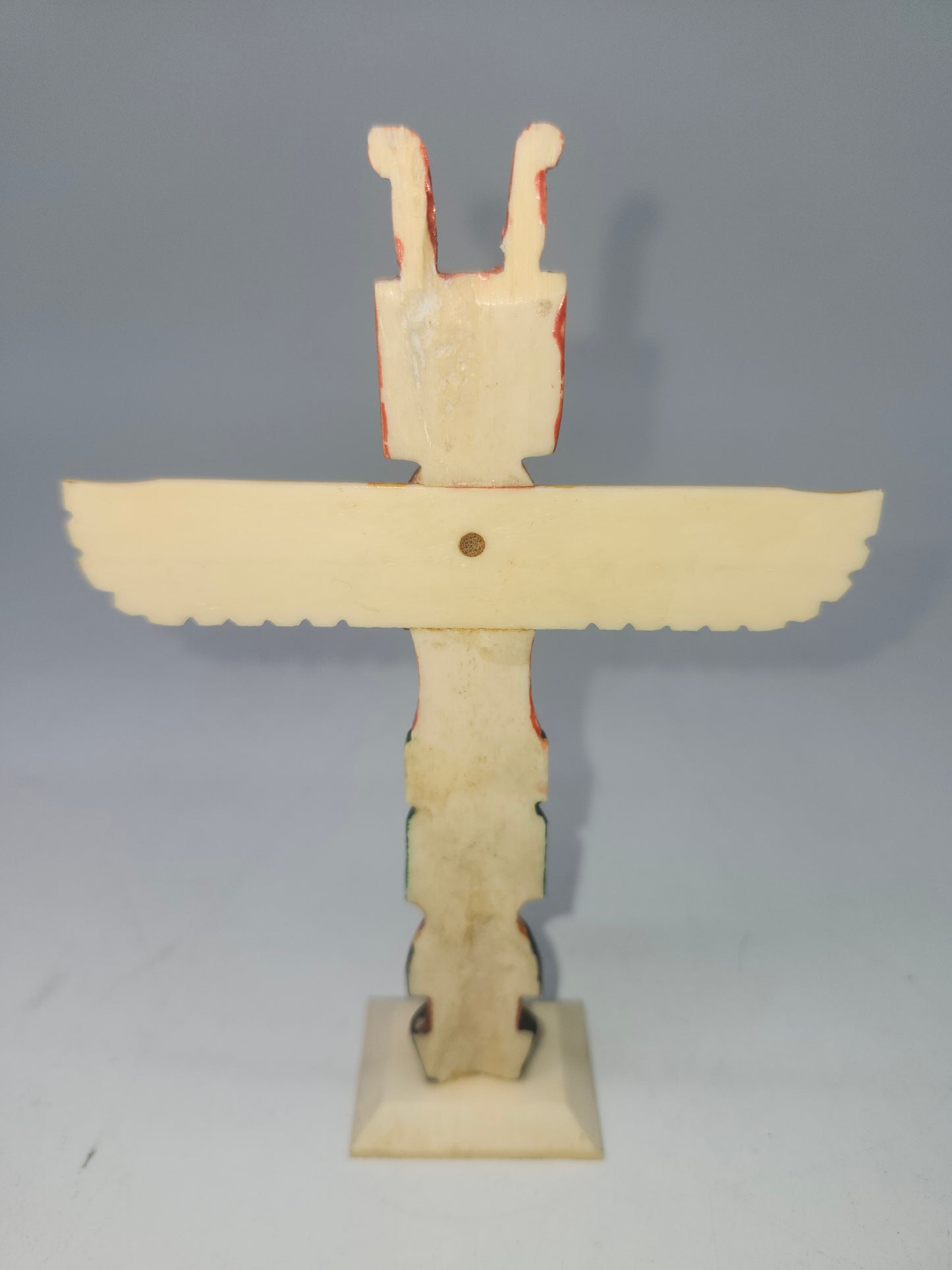 *Carved Bone* Native American Style Totem Pole